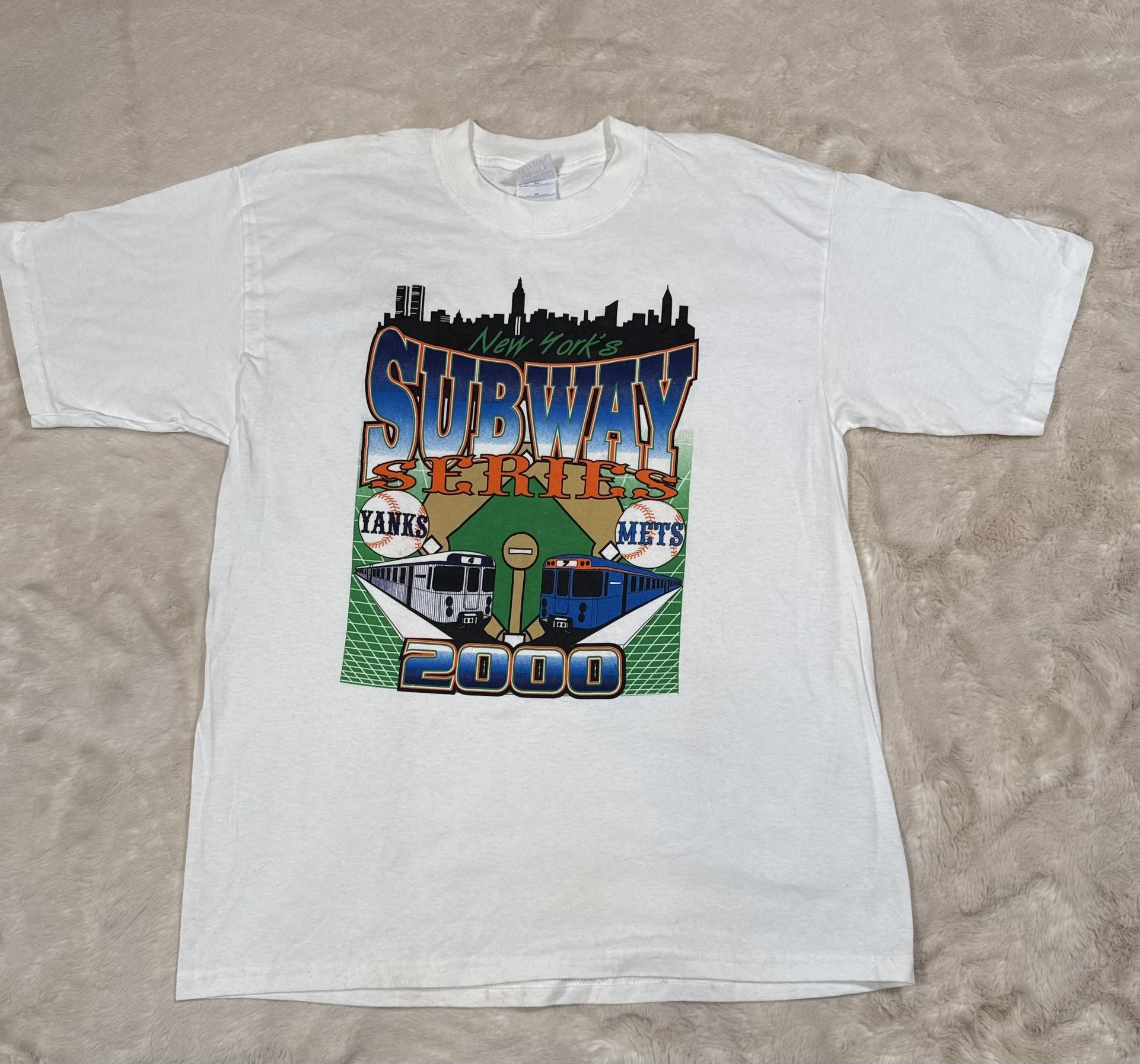 Vintage 2000 New York Subway Series New York Mets Vs New York Ya