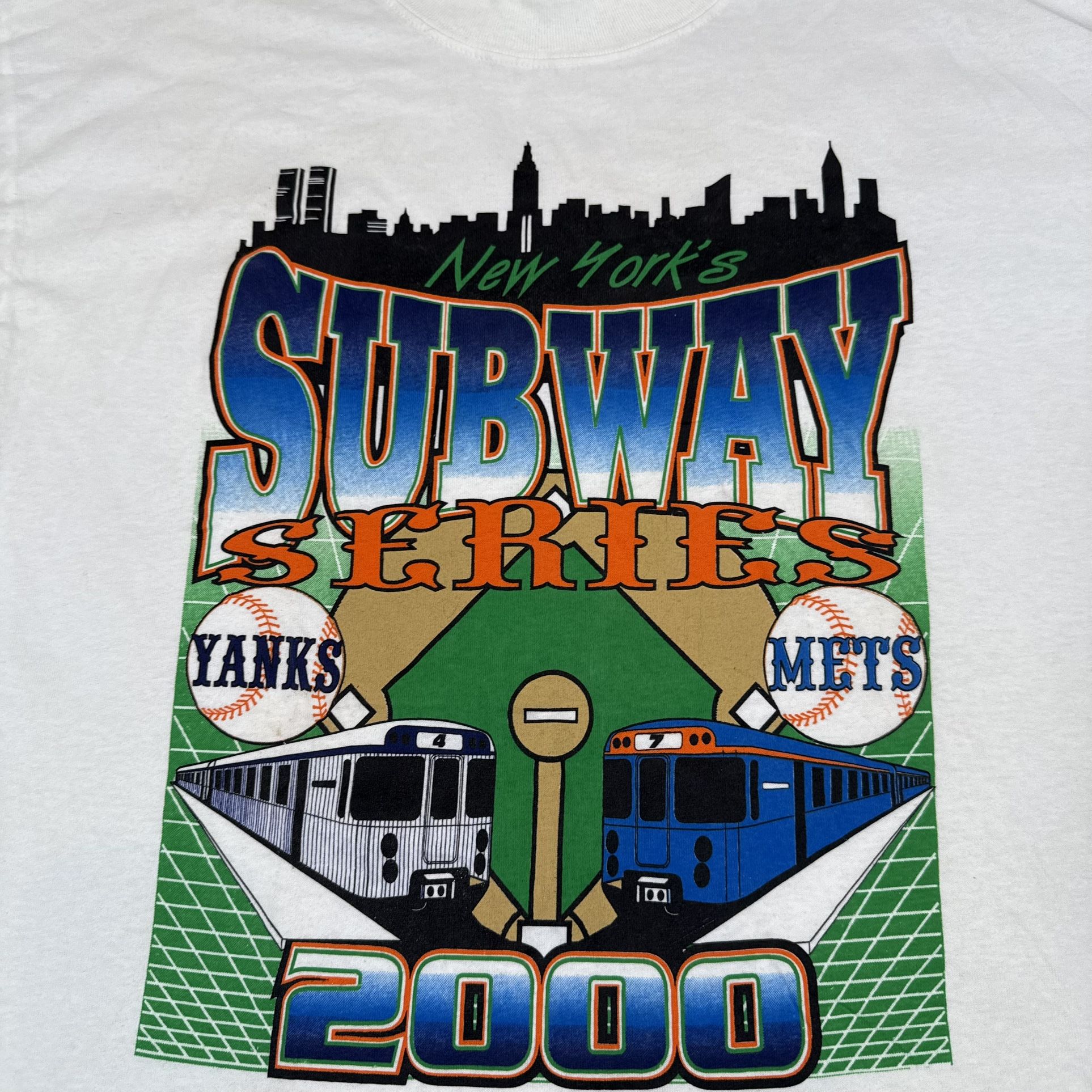 Vintage 2000 New York Subway Series New York Mets Vs New York Ya - photo 3