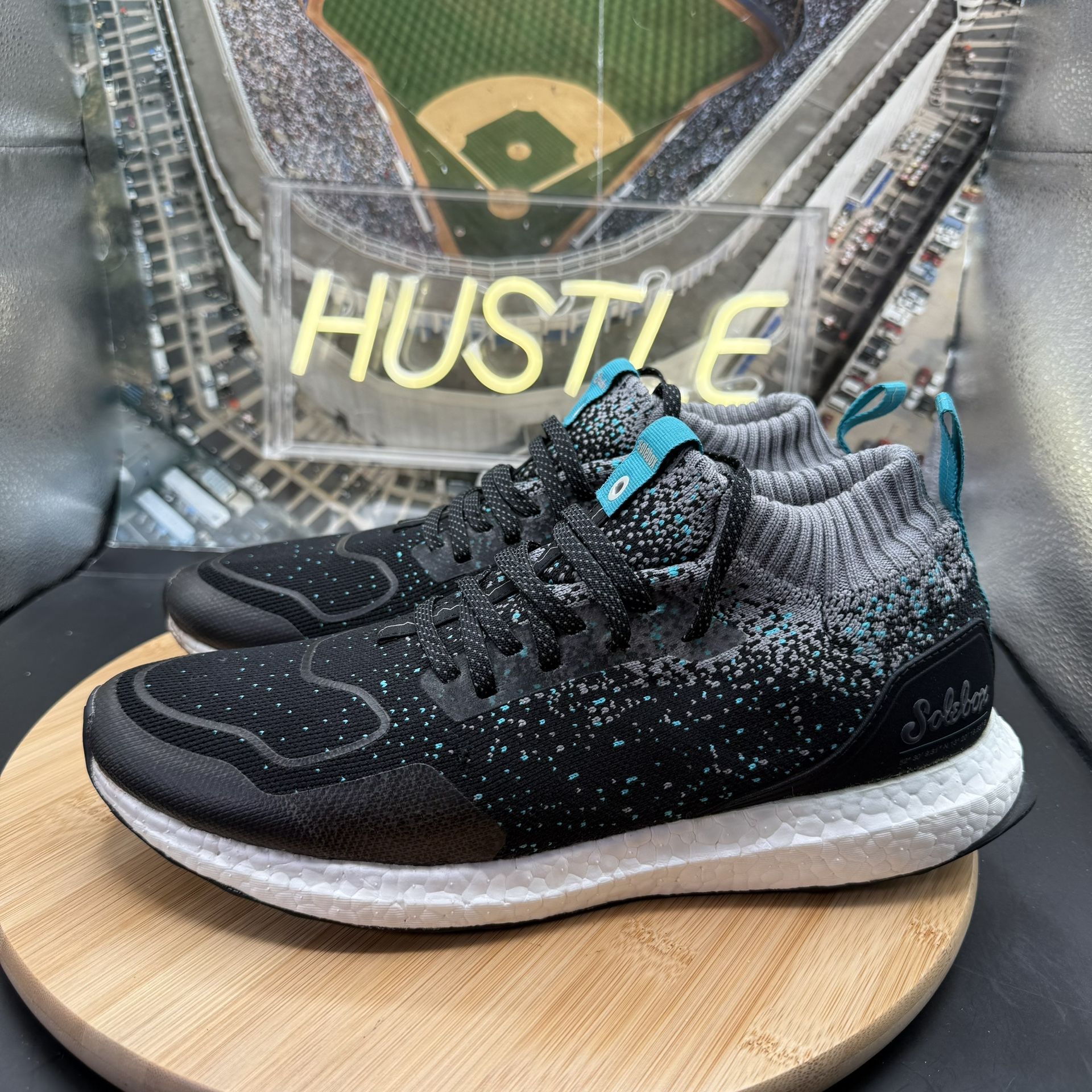 Adidas Ultraboost Packer Solebox “Energy Blue” Men’s Sz 9 Grey S - photo 3