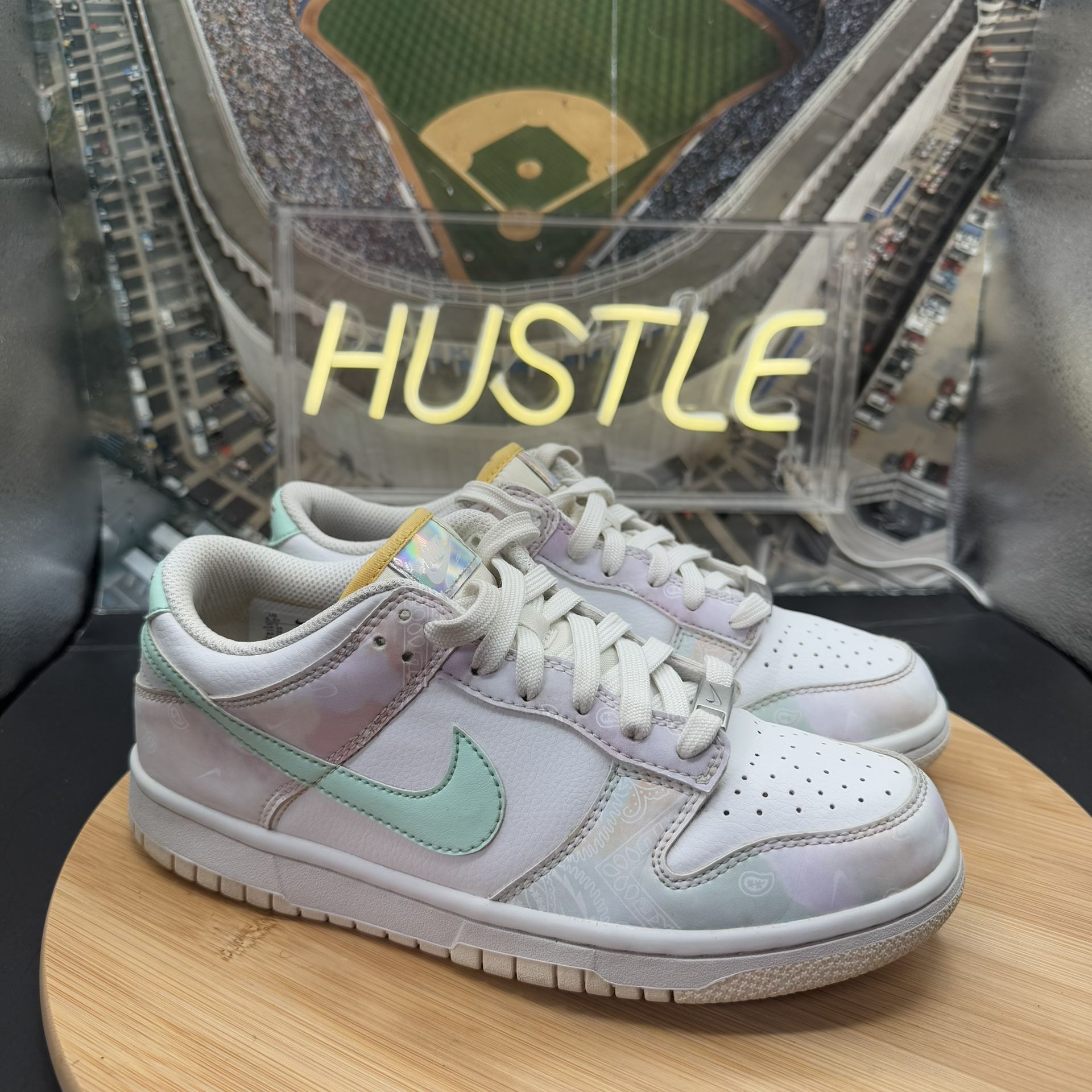 Nike Dunk Low (GS) Youth Size 5.5Y Pastel Paisley - photo 2