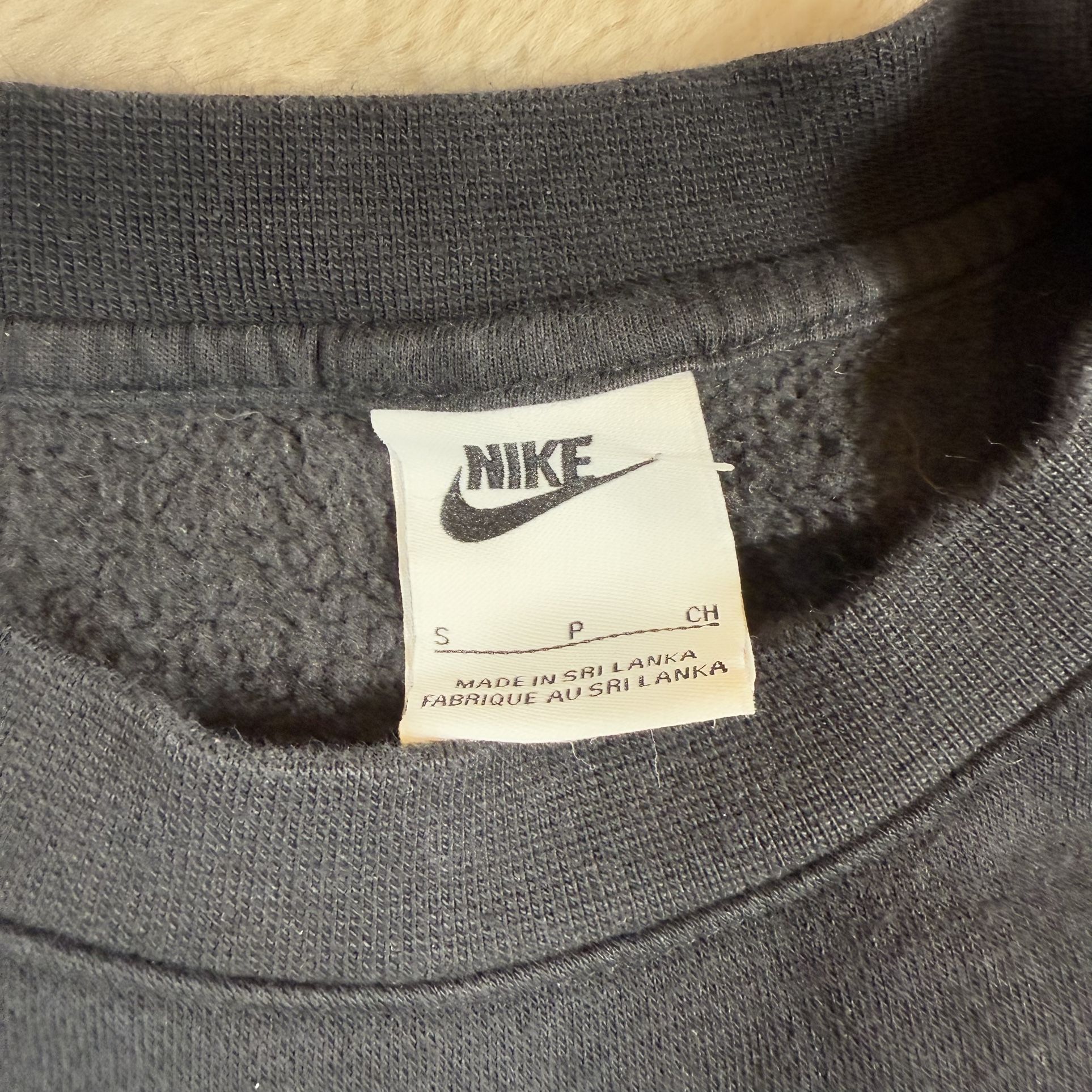 Nike Club Fleece Patch Crewneck Black Men’s Size S - photo 4