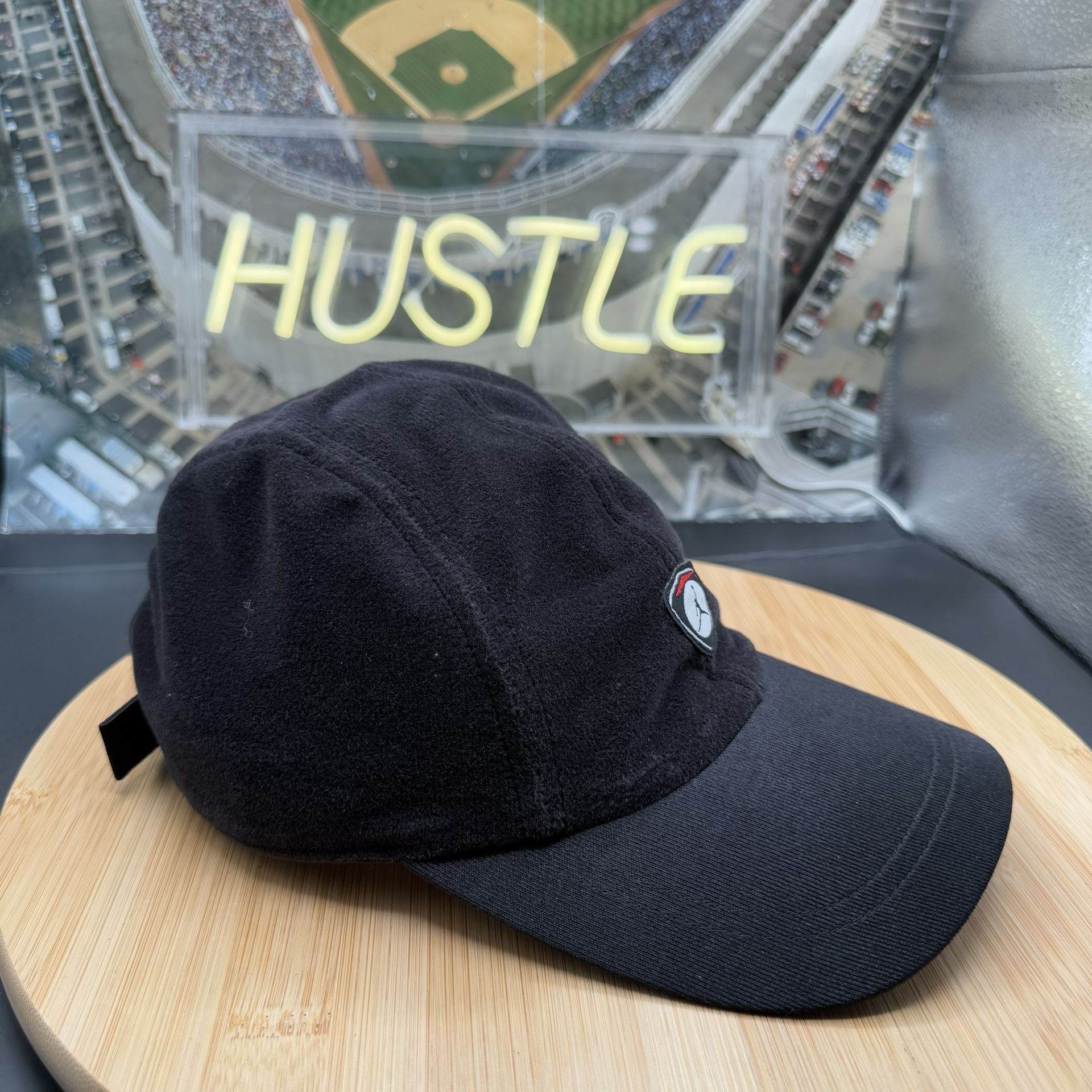 Jordan Velvet Texture Black Air Jordan Jump Man Adjustable Hat - photo 2