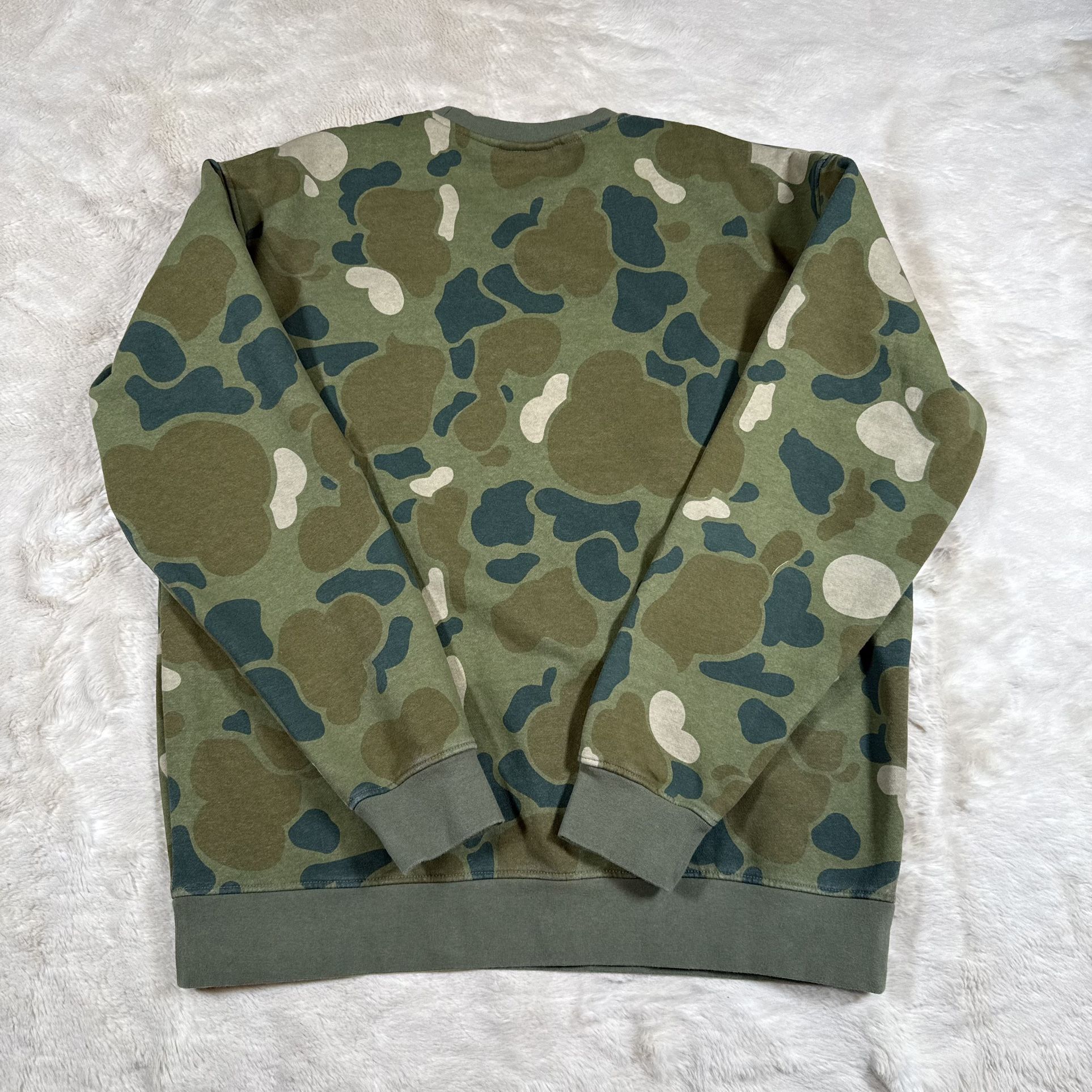Staple Stuyvesant Washed Crewneck Camo Mens XL - photo 2