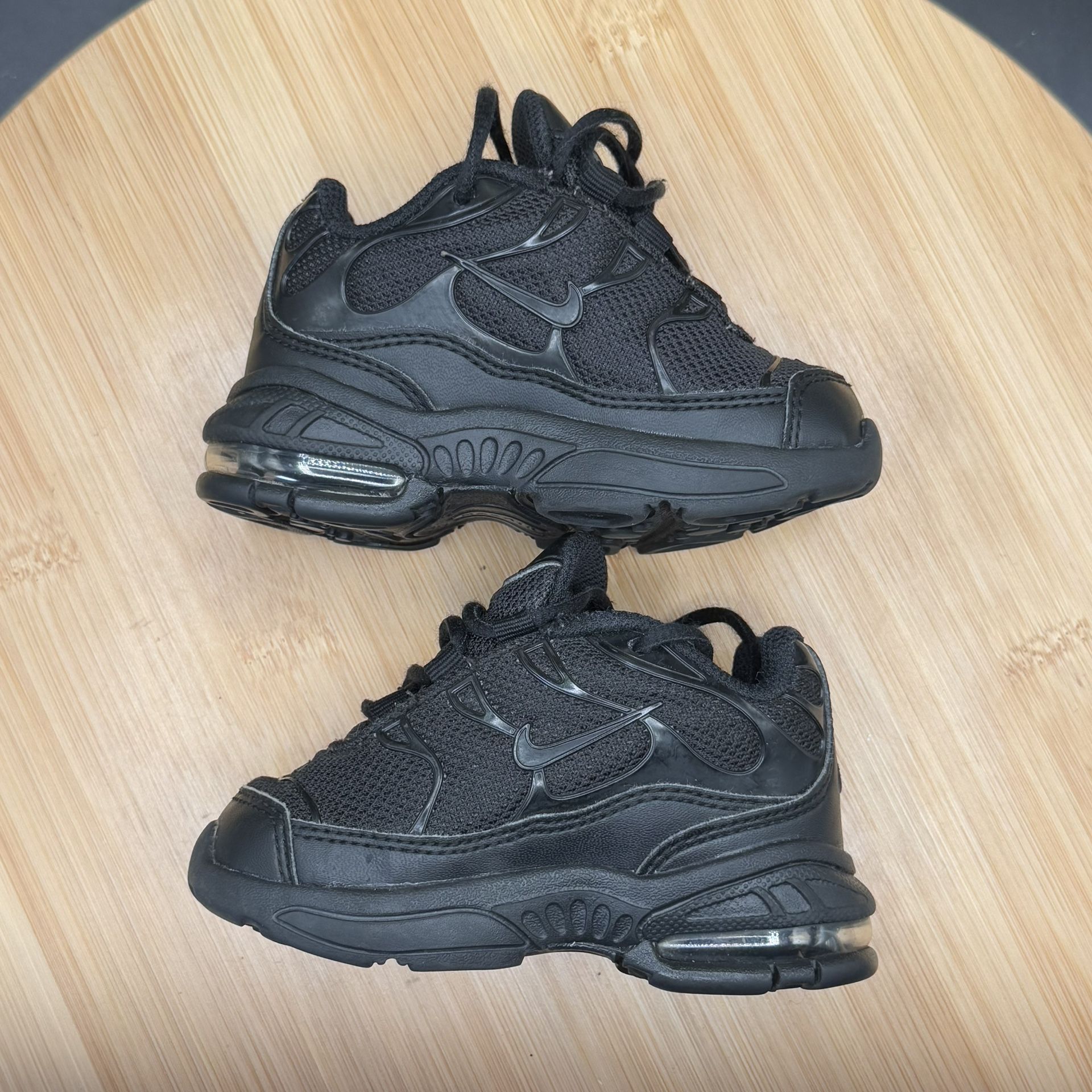 Nike Air Max Plus TD 'Triple Black' Toddler Shoes Sz 5C - photo 5