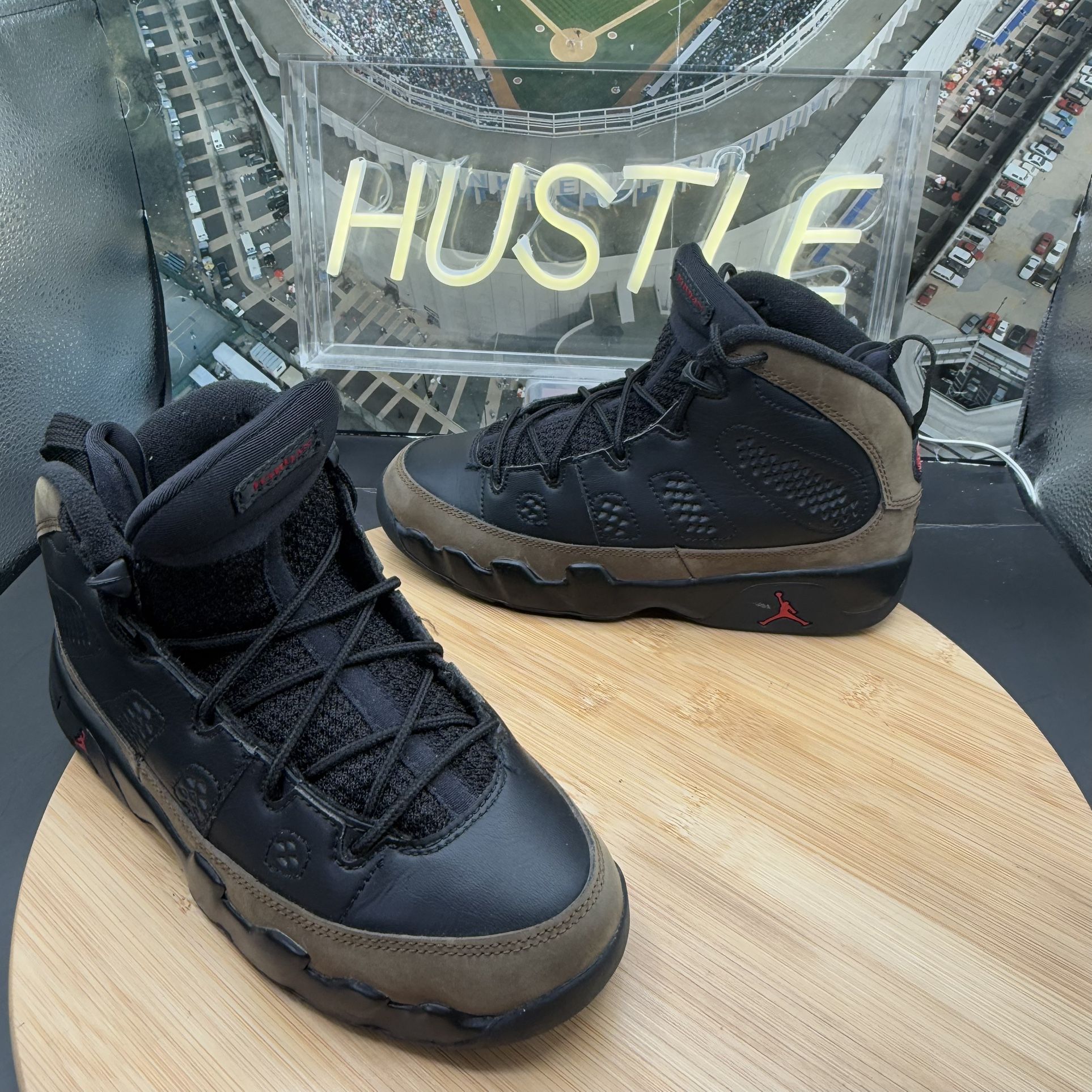 Air Jordan 9 ‘Olive’ (PS) Youth Pre School Size 2Y