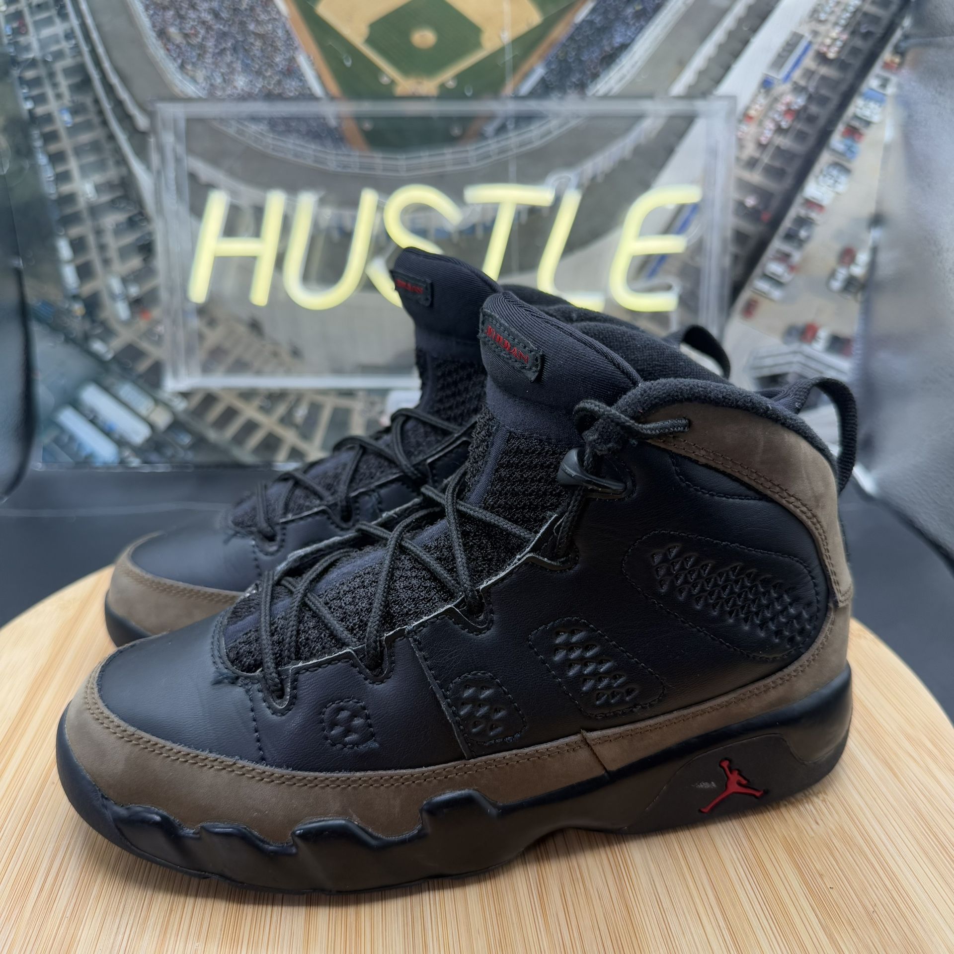 Air Jordan 9 ‘Olive’ (PS) Youth Pre School Size 2Y - photo 3