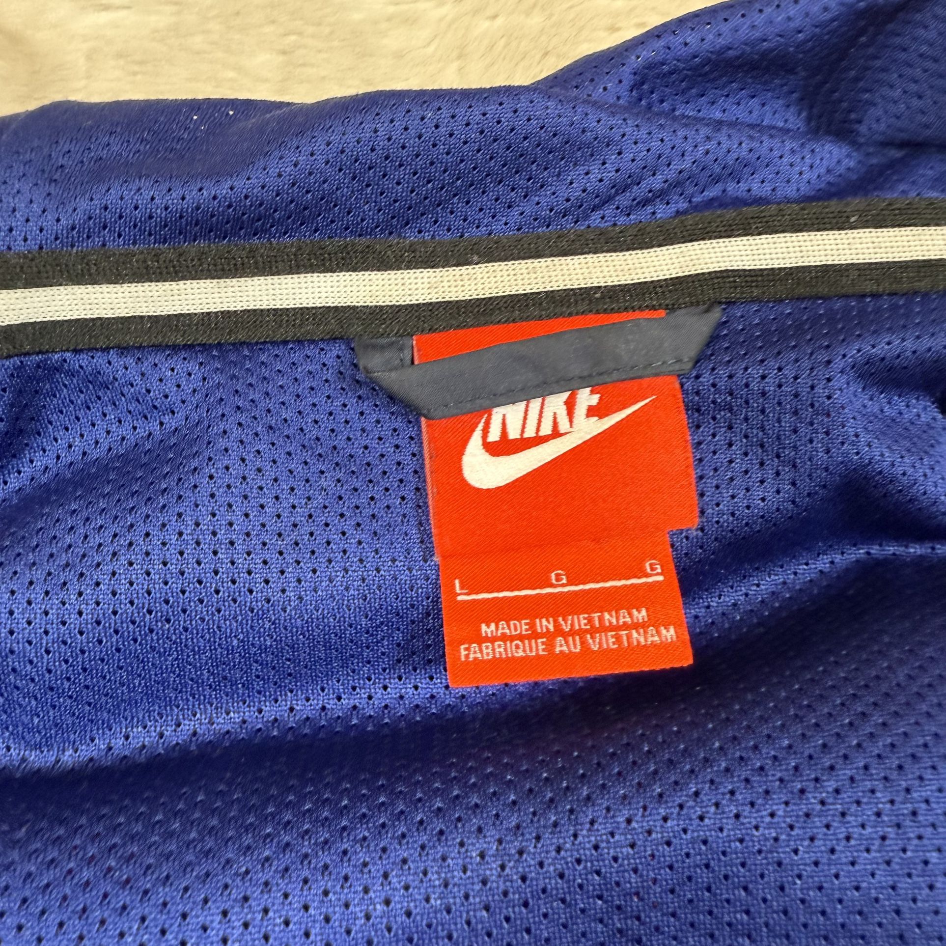 Nike Windrunner Jacket Mens L Blue Red Colorblock Full Zip Windb - photo 5