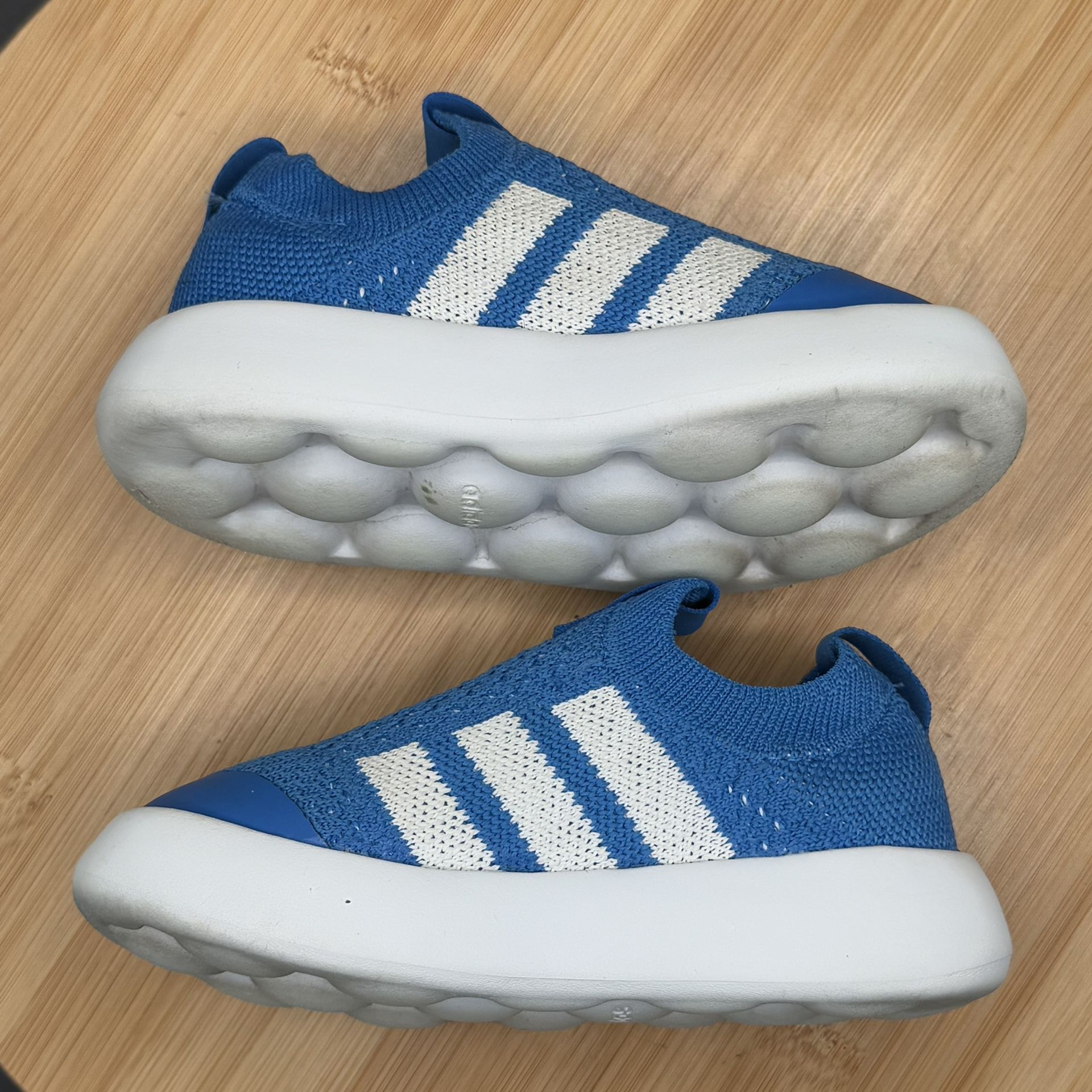 Adidas (TD) Bubblecomfy Slip On Shoes Blue/White Sz 9K - photo 5