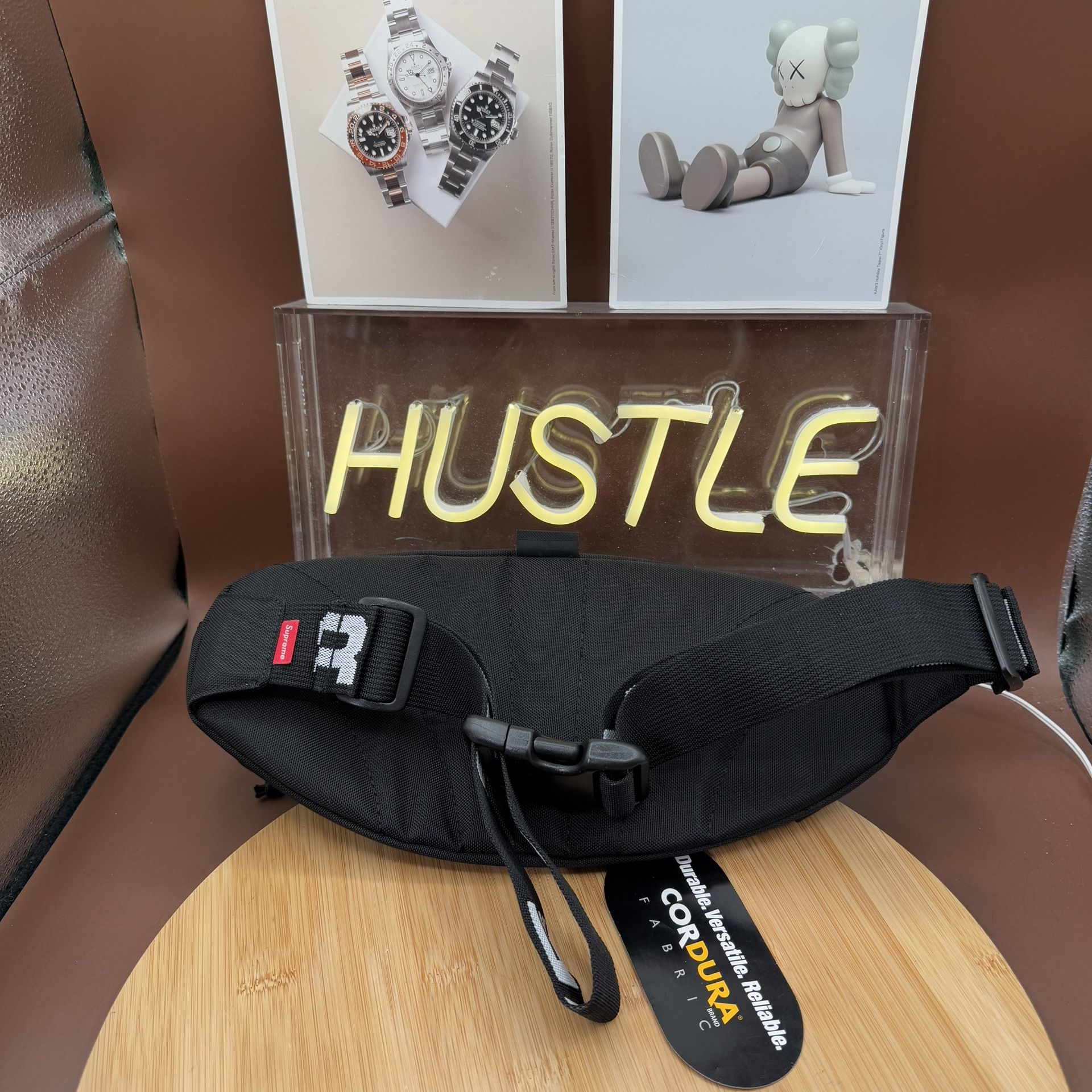 Supreme Field Cordura Waist Bag Black (SS18) - photo 2
