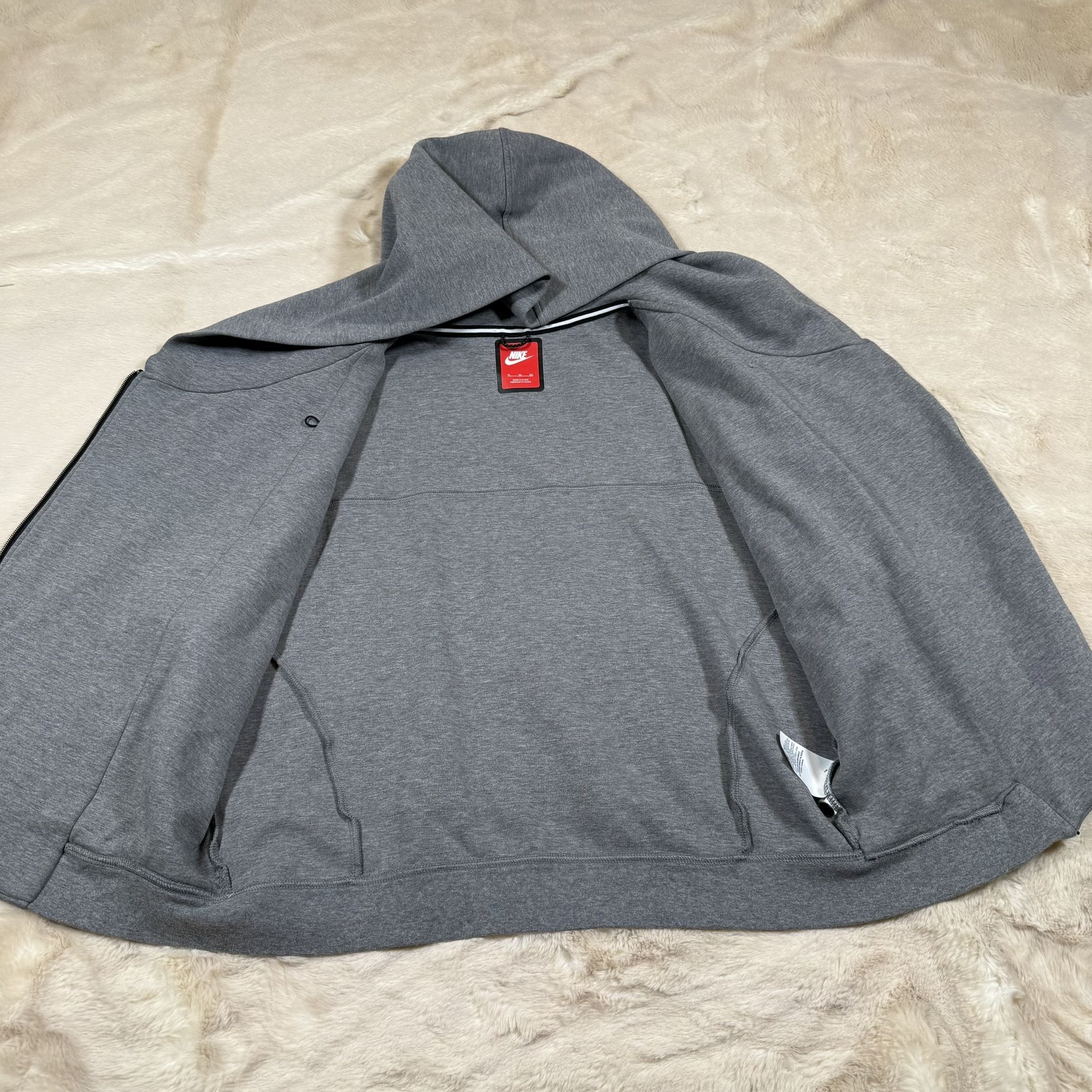 Nike Tech Fleece Heather Grey Hoodie Vest XL - photo 2
