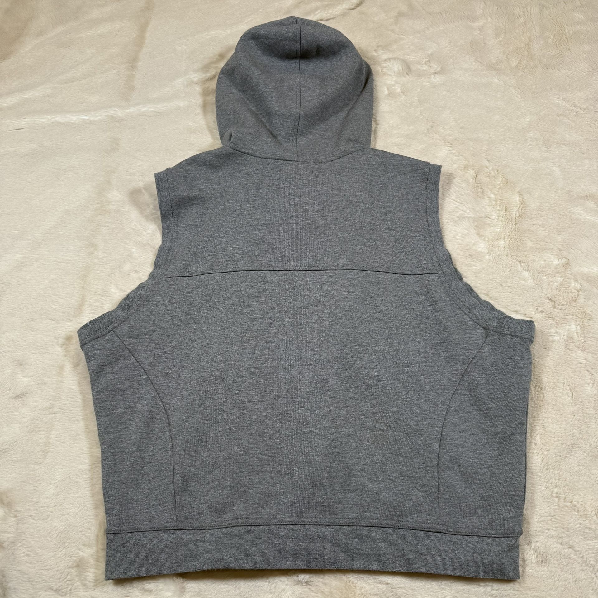 Nike Tech Fleece Heather Grey Hoodie Vest XL - photo 4