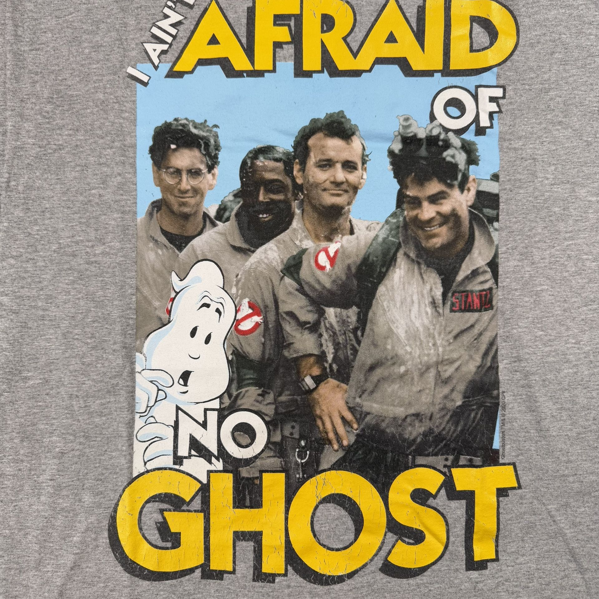 Ghost Busters Retro T Shirt “I Aint Afraid Of No Ghost” Men’s Sm - photo 4