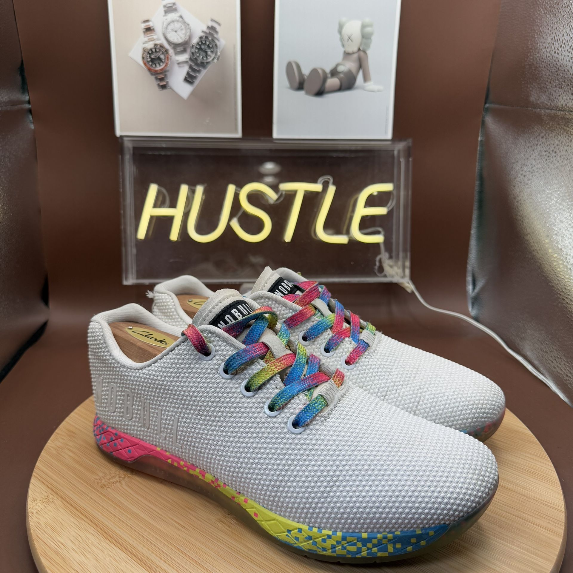 Nobull Outwork Unisex White Neon Glitch M-7 W-8.5 Trainer - photo 2
