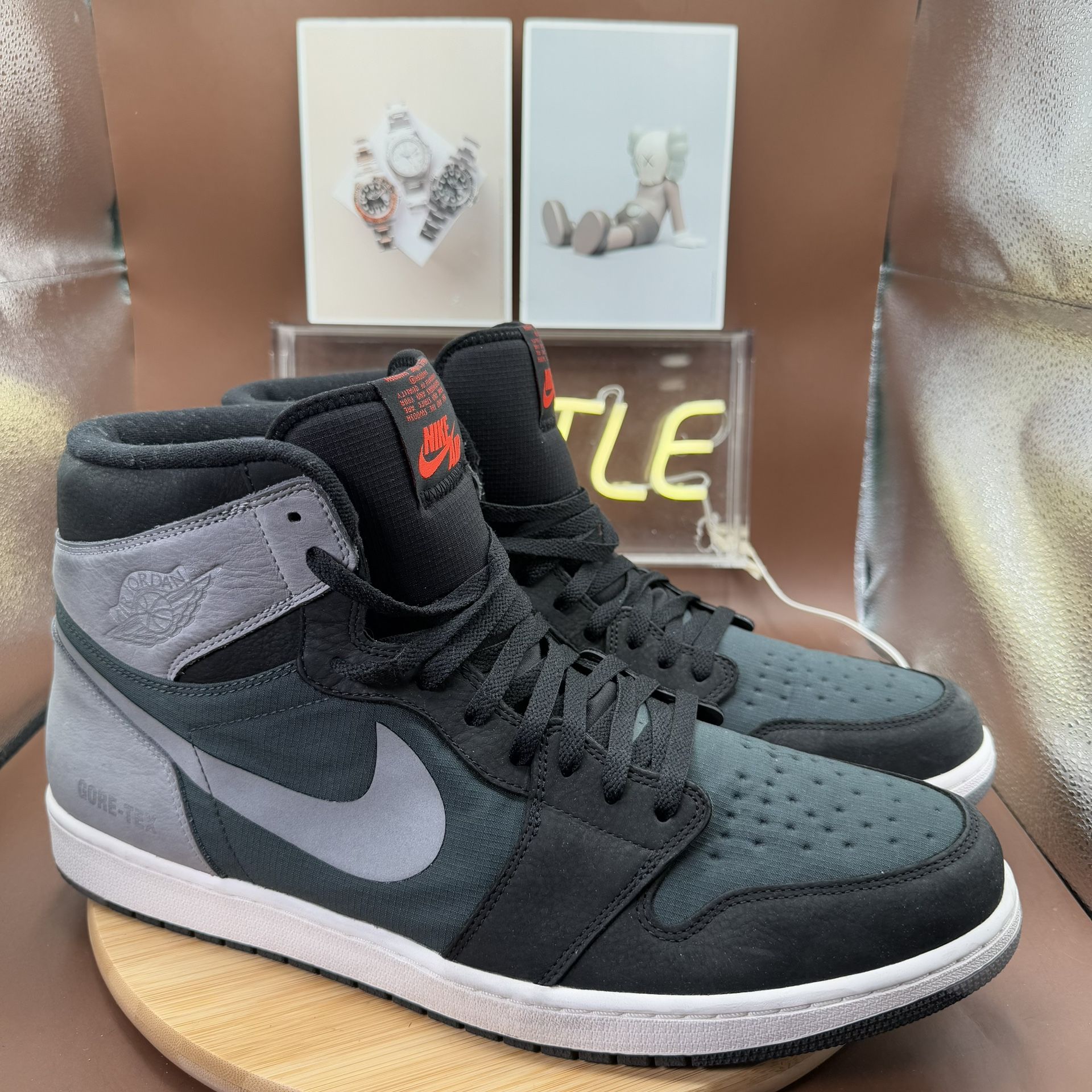 Jordan 1 Retro High Element Gore-Tex Black Particle Grey Men’s S - photo 2