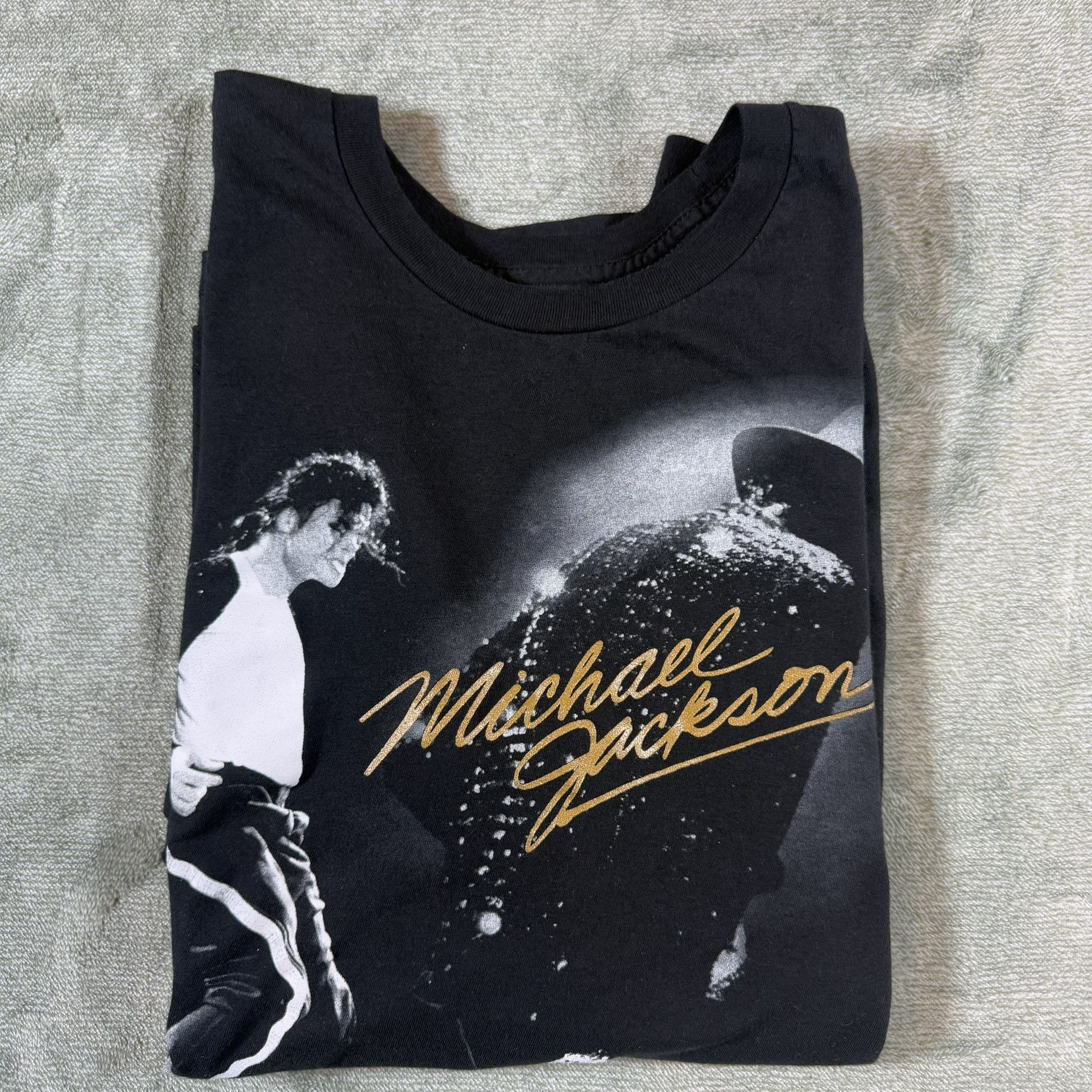 Retro Michael Jackson Y2K (2009) "Billie Jean" T-shirt Mens L