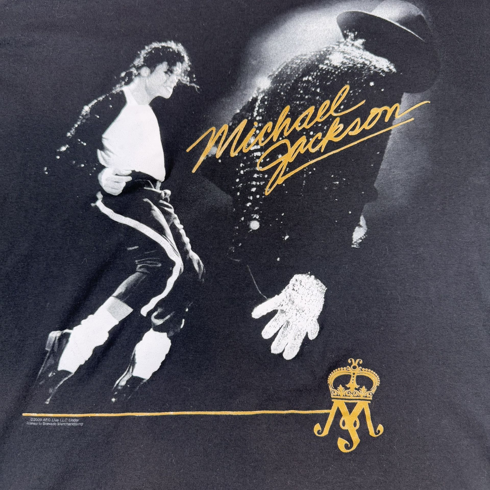 Retro Michael Jackson Y2K (2009) "Billie Jean" T-shirt Mens L - photo 4