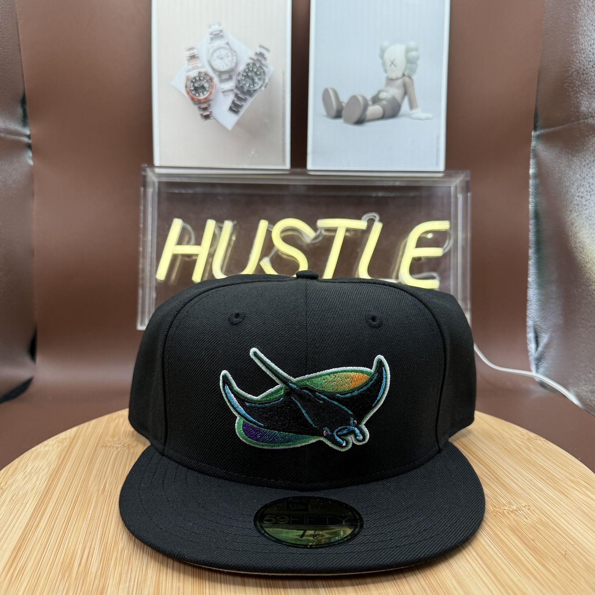 New Era 59Fifty Rays Black/Green Sz 7 7/8