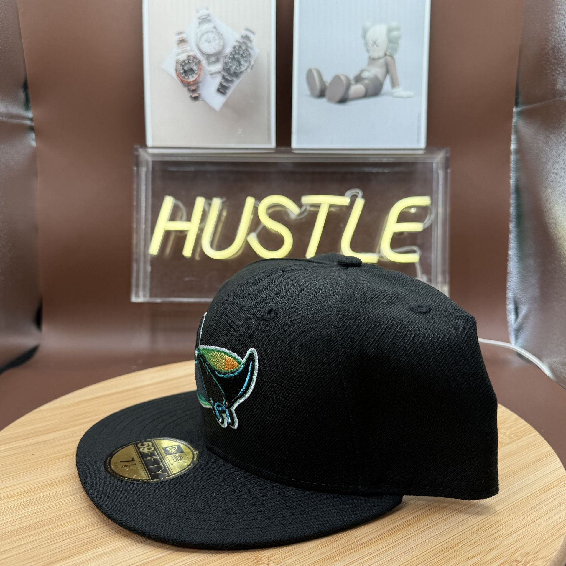 New Era 59Fifty Rays Black/Green Sz 7 7/8 - photo 3