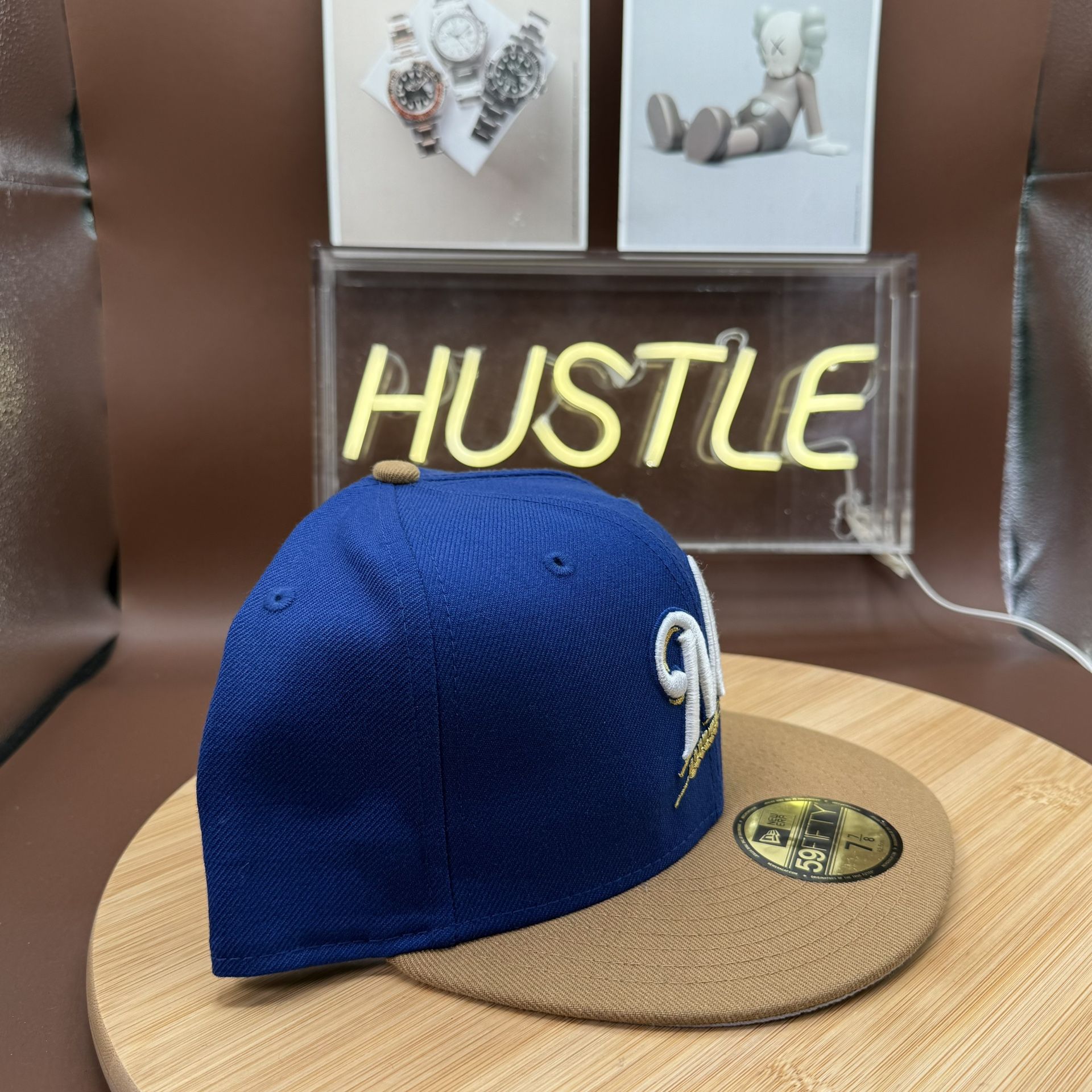 New Era 59FIFTY Milwaukee Brewers Fitted MLB Authentic Size 7 7/ - photo 2