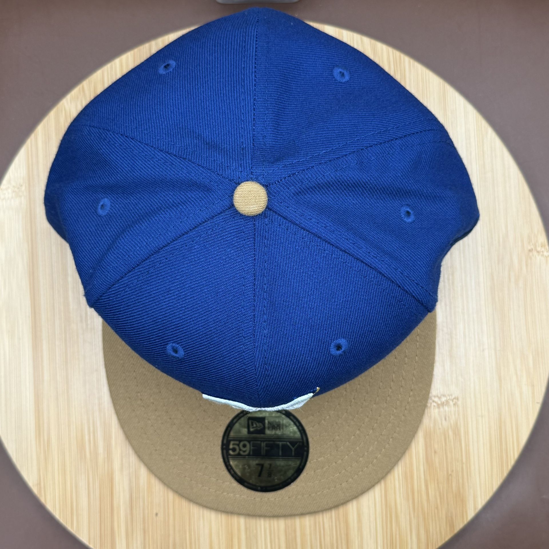 New Era 59FIFTY Milwaukee Brewers Fitted MLB Authentic Size 7 7/ - photo 4