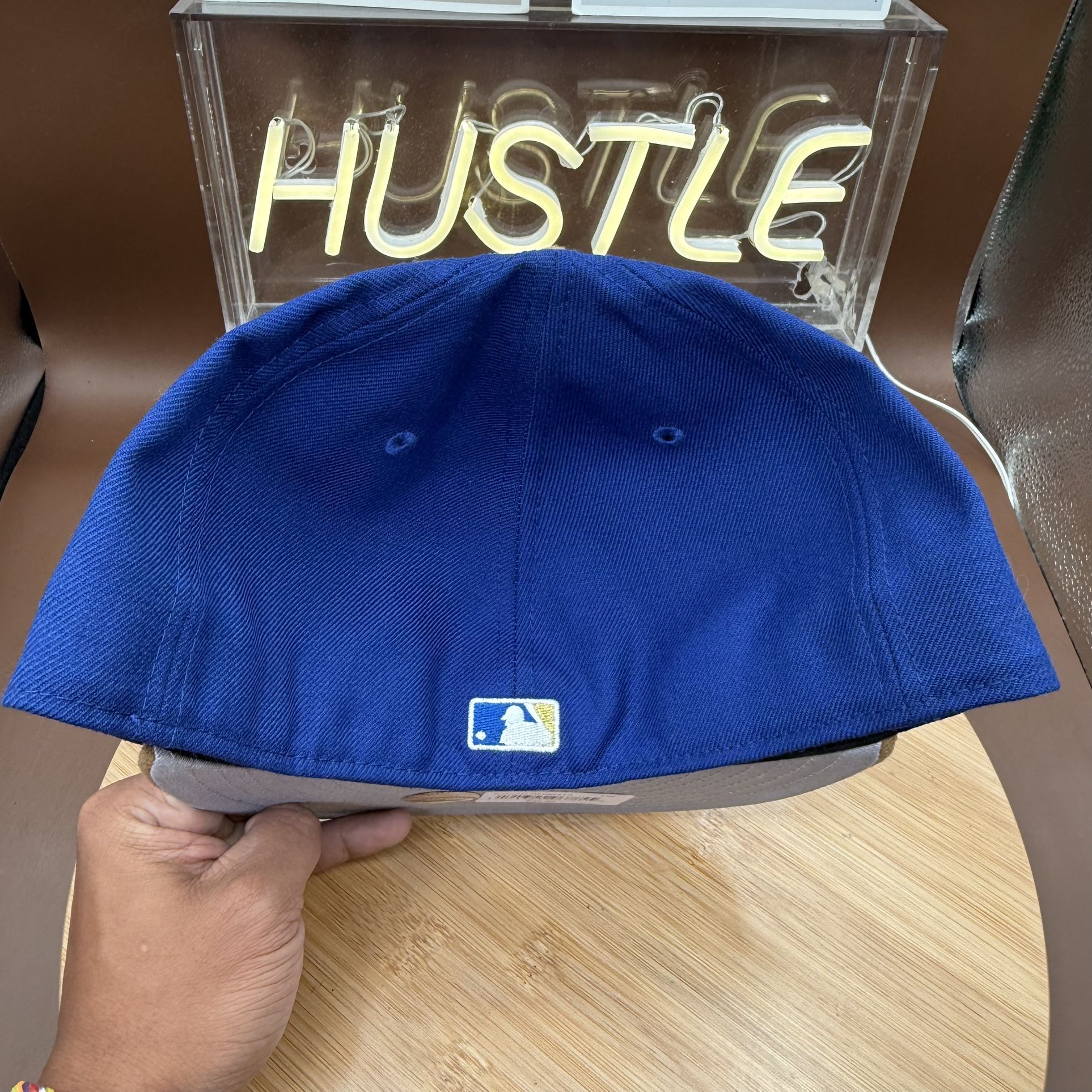 New Era 59FIFTY Milwaukee Brewers Fitted MLB Authentic Size 7 7/ - photo 5