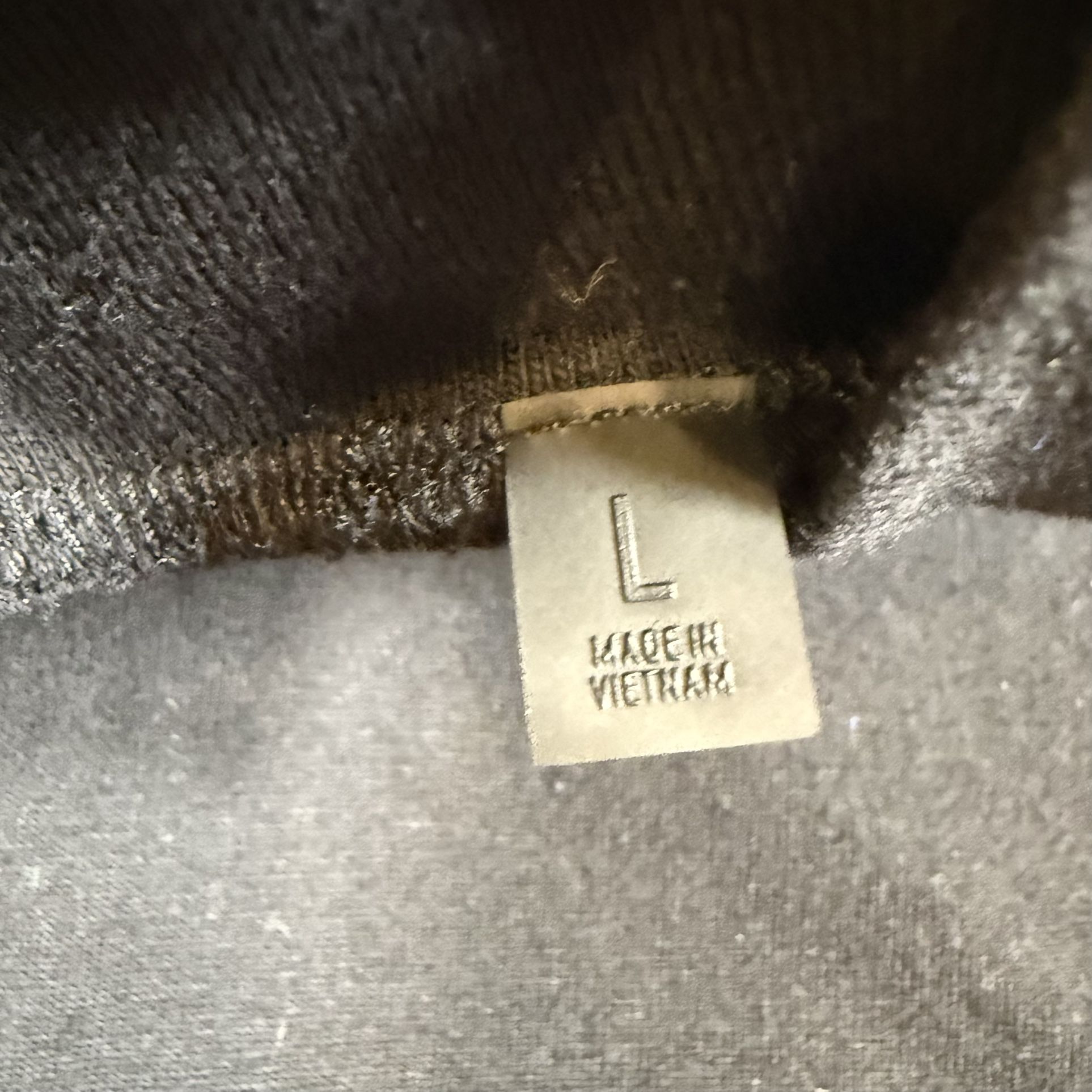 Fear Of God Essentials V Neck Shirt Oversized Jet Black Large - photo 5