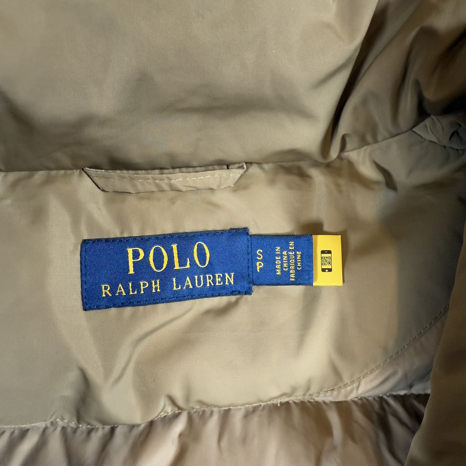 Polo Ralph Lauren Women’s Tan Brown Classic Puffer Jacket Small - photo 4