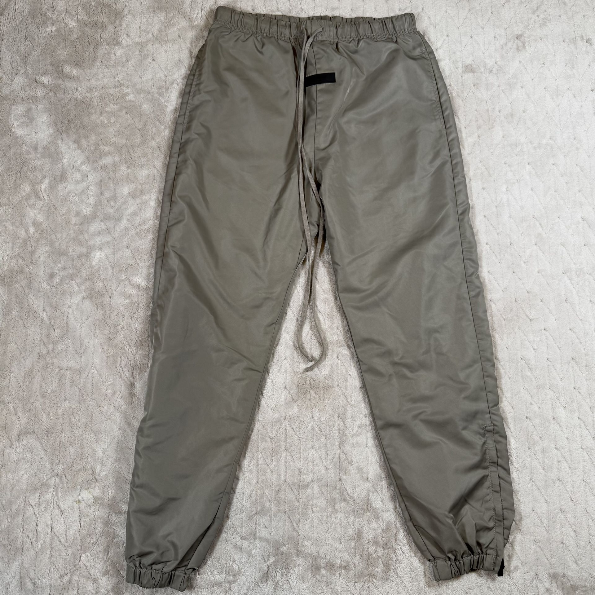 Fear Of God Essentials Nylon Track Pants Dessert Taupe M