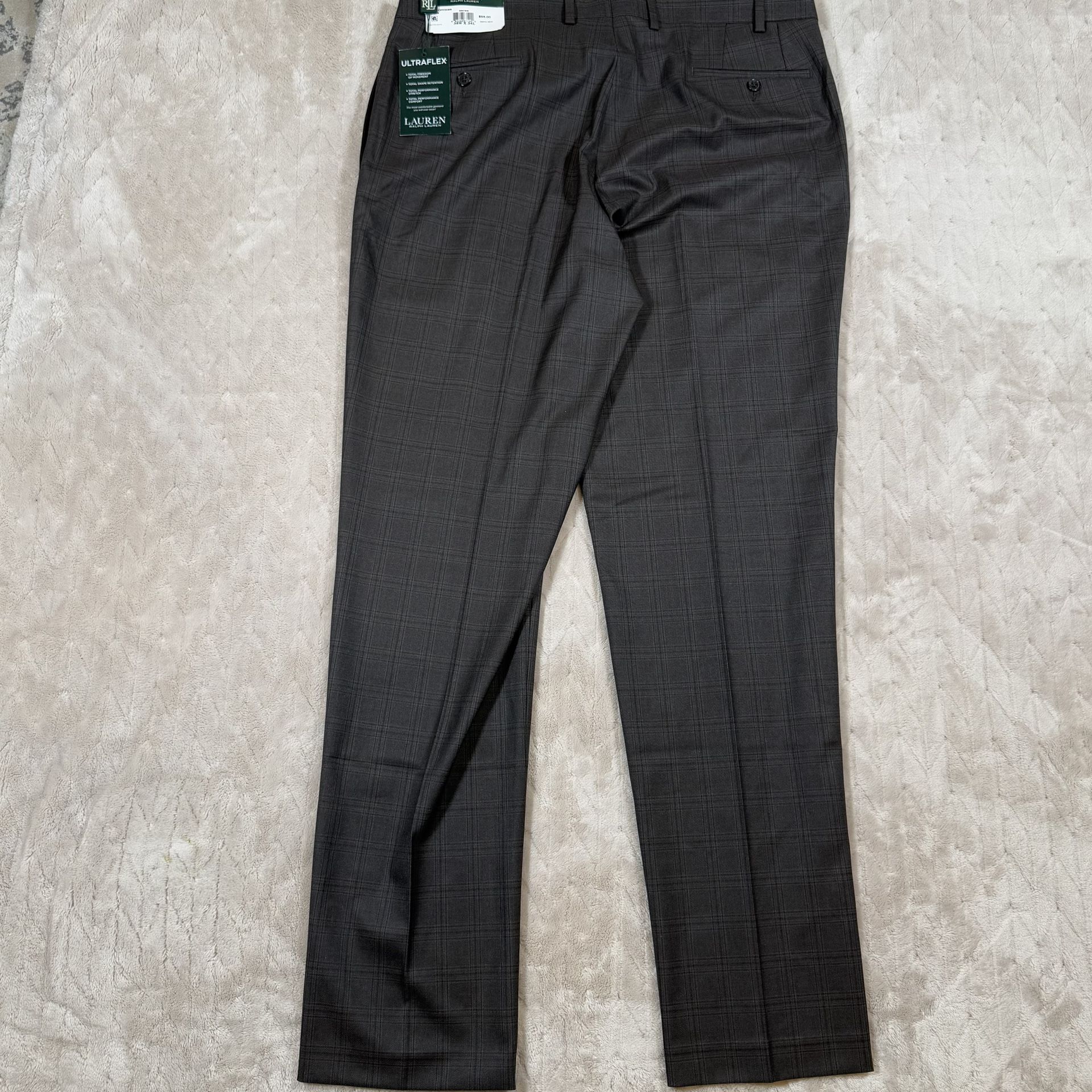 Lauren Ralph Lauren Ultra Flex Brown Dress Pants 38W X 34L - photo 3