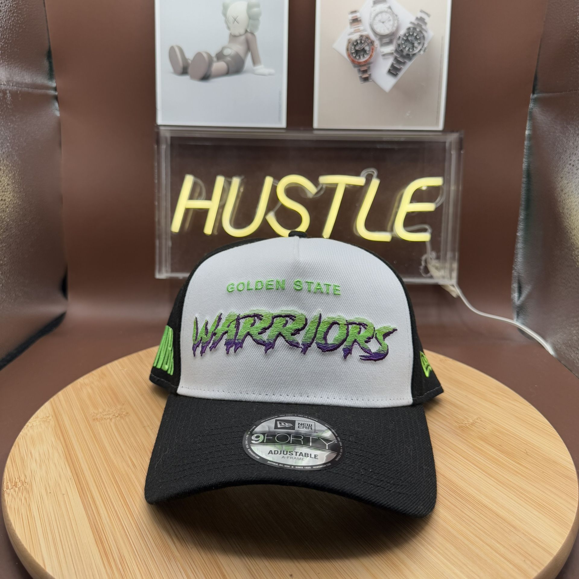New Era Warriors A-Frame NBA 9FORTY Snapback