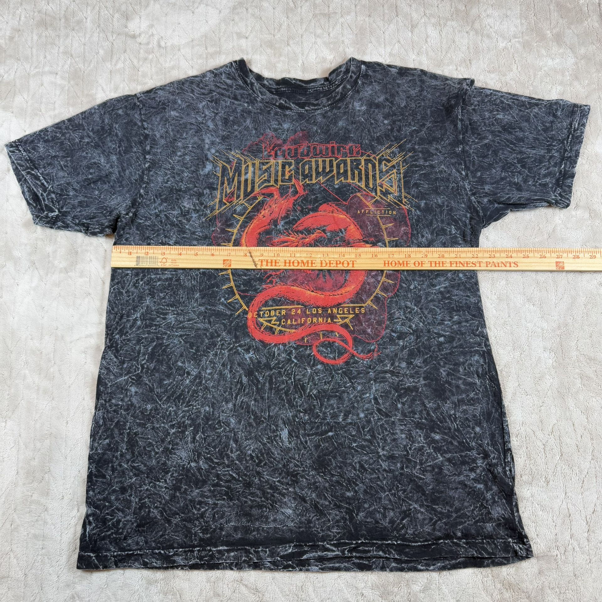 Affliction Loudwire Music live fast Skull & Crosses 2XL T-Shirt - photo 4