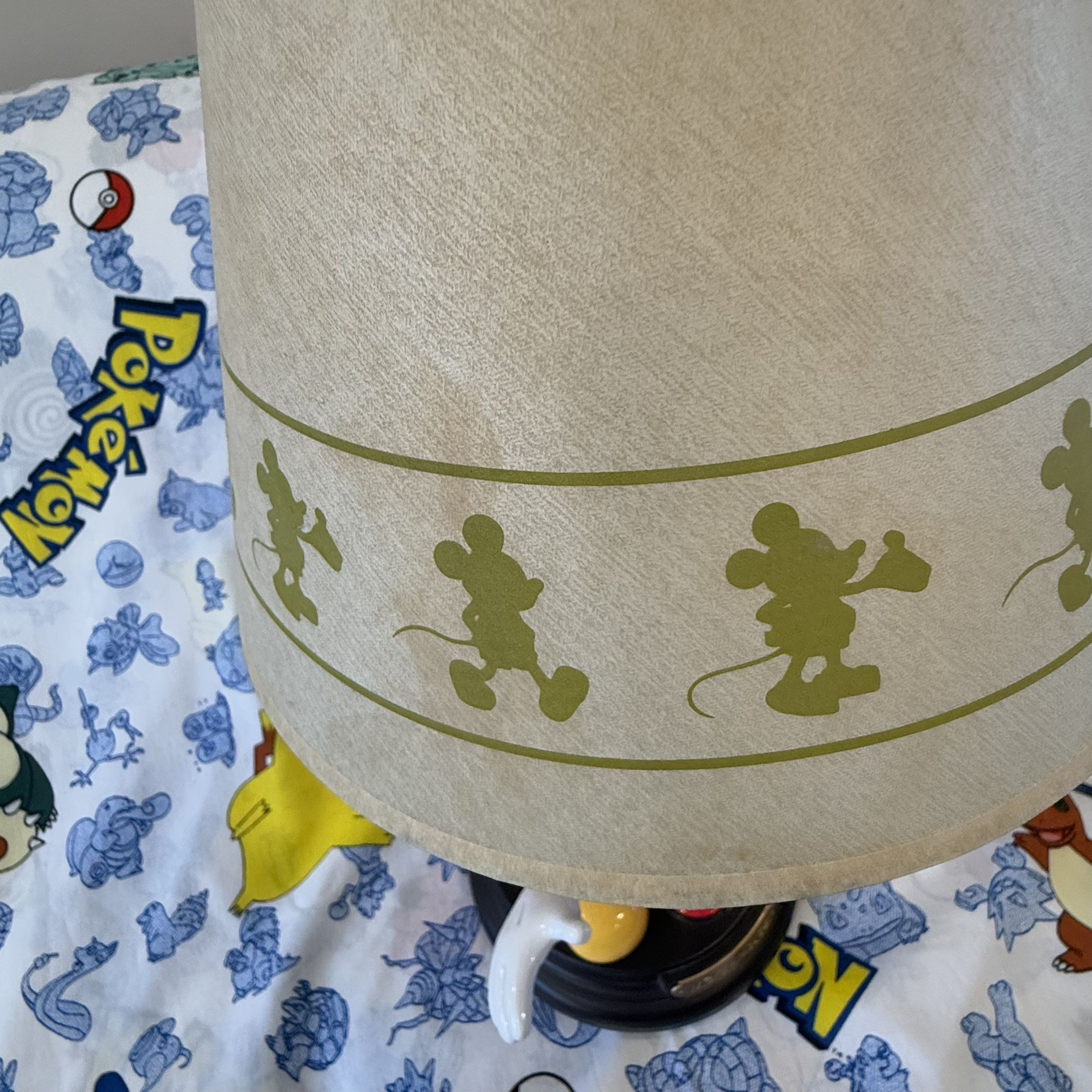 Vintage DISNEY Mickey Mouse Talking Table Lamp Animated Tested & - photo 5