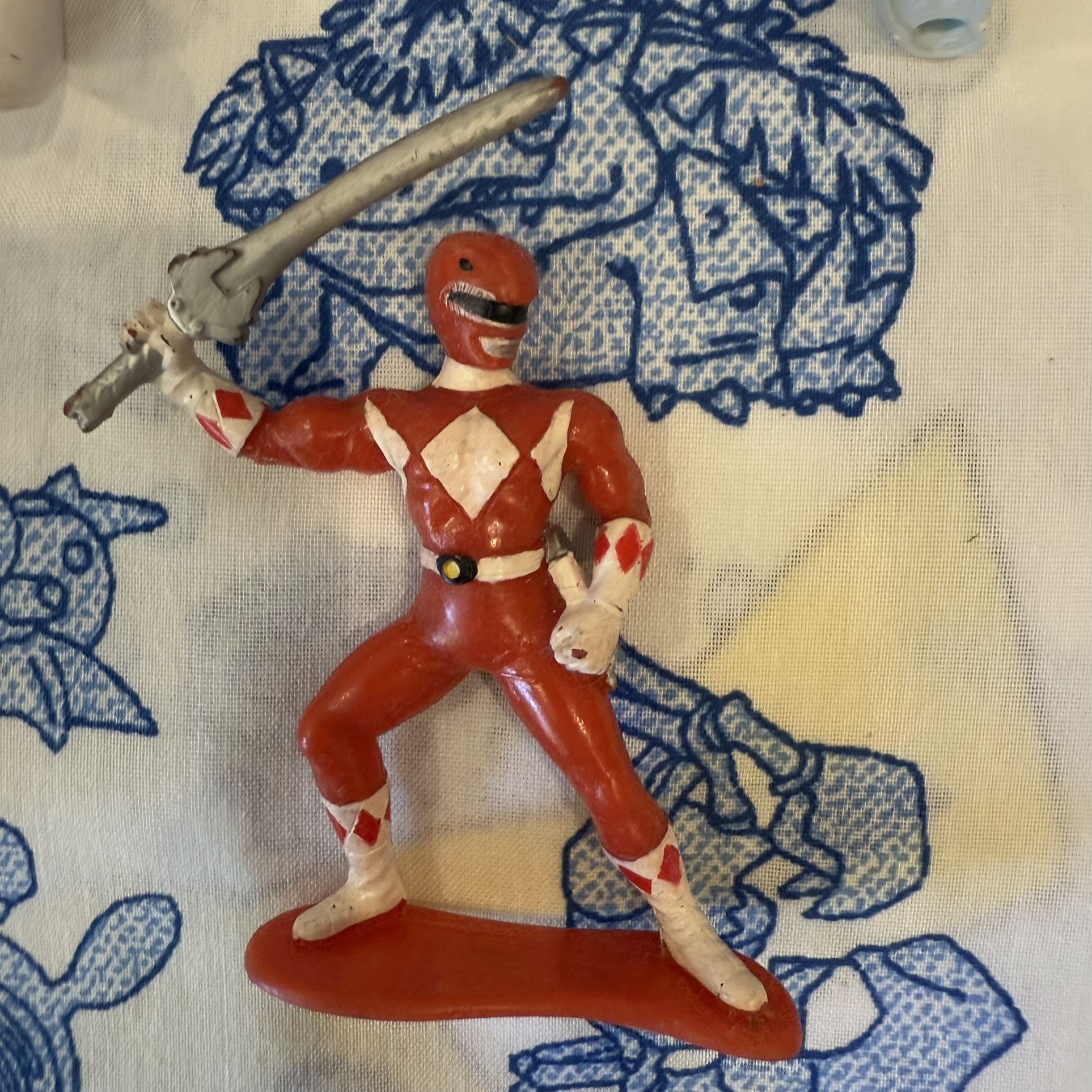 Vintage 90s Power Rangers action figure lot w/ Carrying Case - photo 5