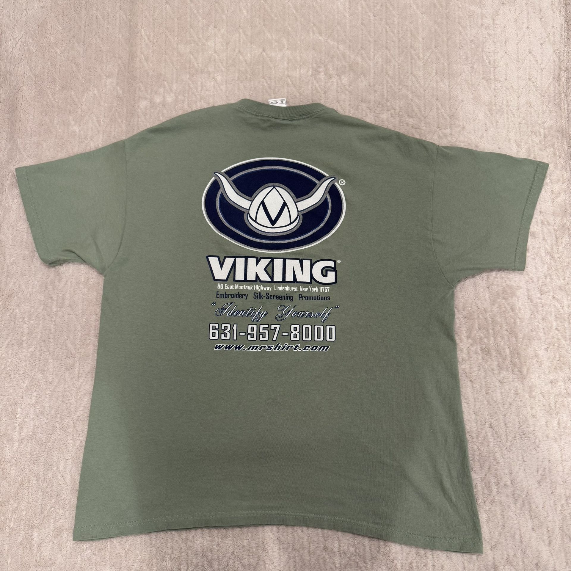 Retro Long Island Ducks Olive Green T-Shirt XL - photo 2