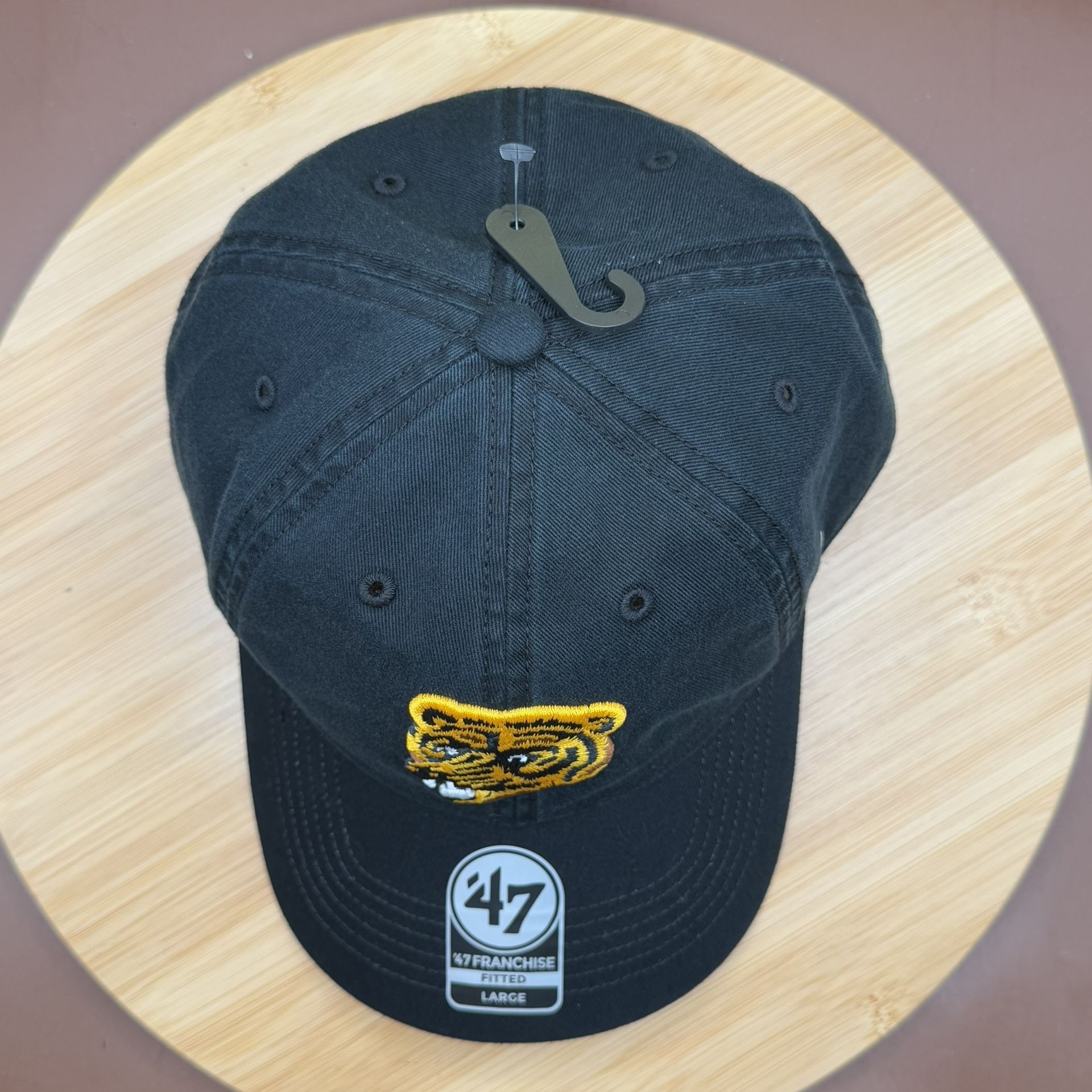 Boston Bruins NHL '47 Franchise Vintage Throwback Black Fitted S - photo 4