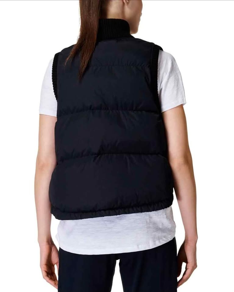 Sweaty Betty Womens Small Black Puffer Vest - photo 2
