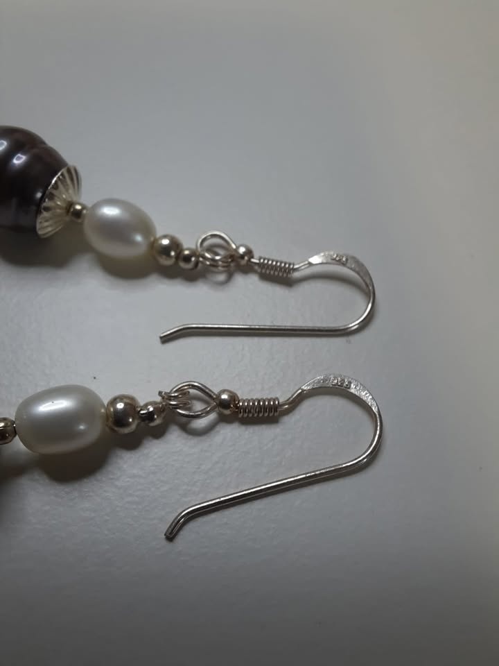 Earrings & Pendant– Silver 925 & Pearl - photo 2