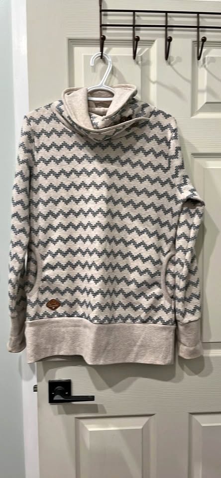 Ragwear Slouched Neck Tunic Sweater, Size L (fits small)