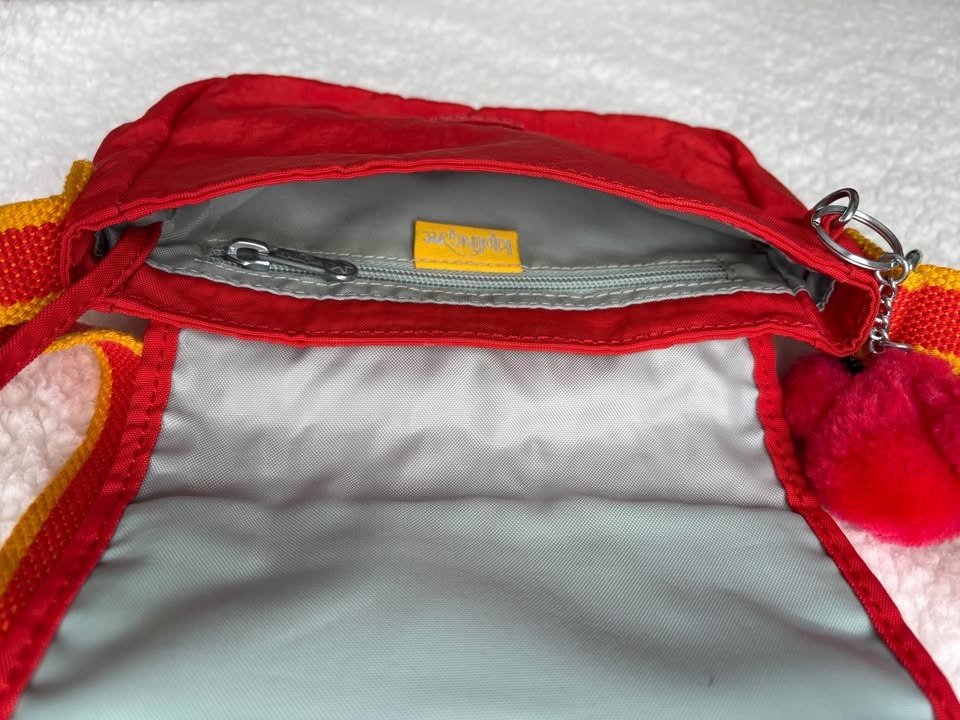 Y2K Kipling red Sabian mini crossbody bag - photo 4