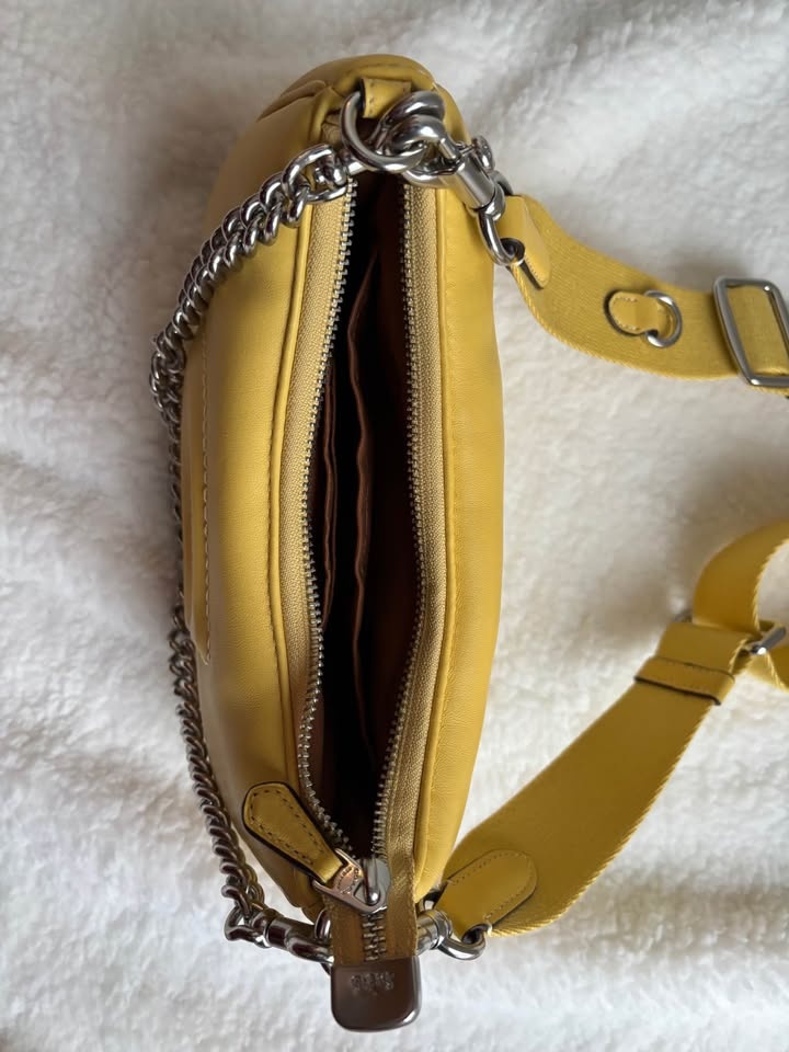 Coach Terri Bag Yellow with 2 Straps - photo 4