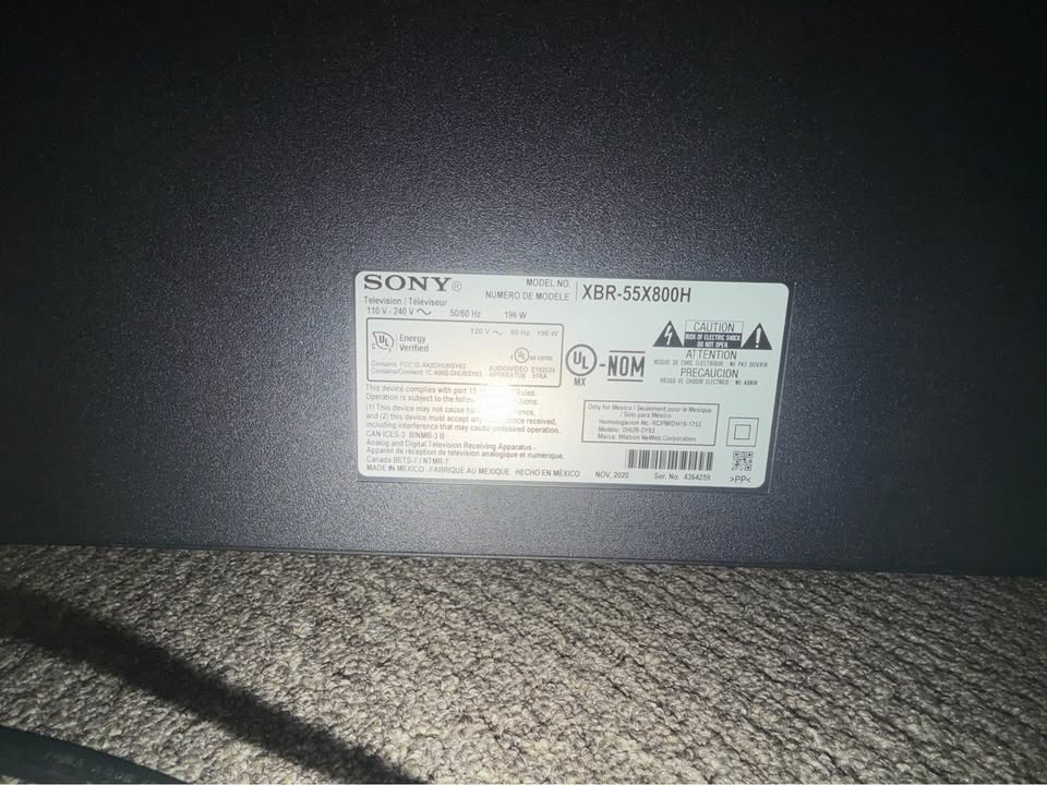 Sony 55” 4K UHD Smart TV – Excellent Condition (X800E) - photo 4