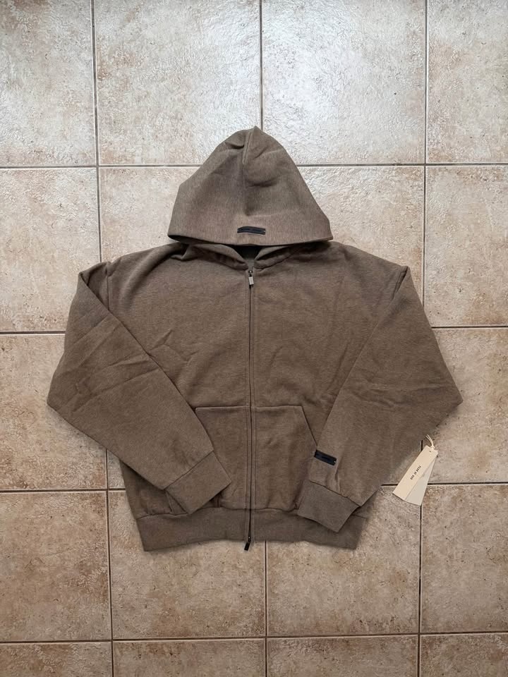 *AUTHENTIC* Essentials SS25 Zip Up Hoodies “Homestead & Jet Blac - photo 2