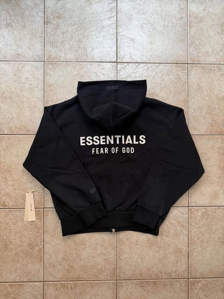 *AUTHENTIC* Essentials SS25 Zip Up Hoodies “Homestead & Jet Blac - photo 5