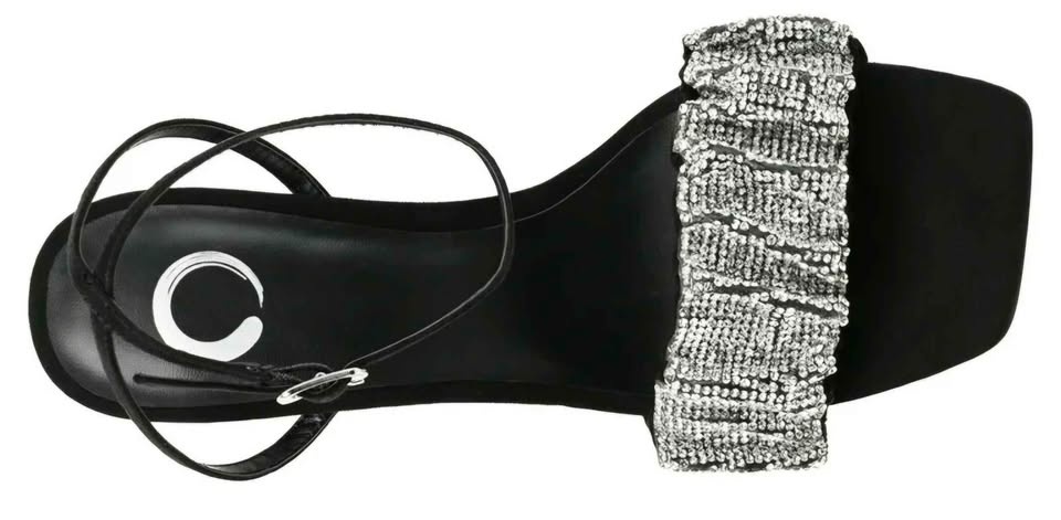 New no box Women Arlette Embellished Ankle Strap Sandals Size: 6 - photo 4