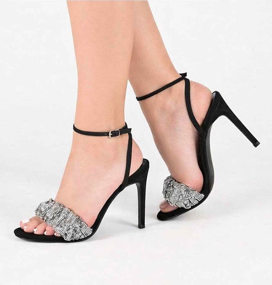 New no box Women Arlette Embellished Ankle Strap Sandals Size: 6 - photo 5