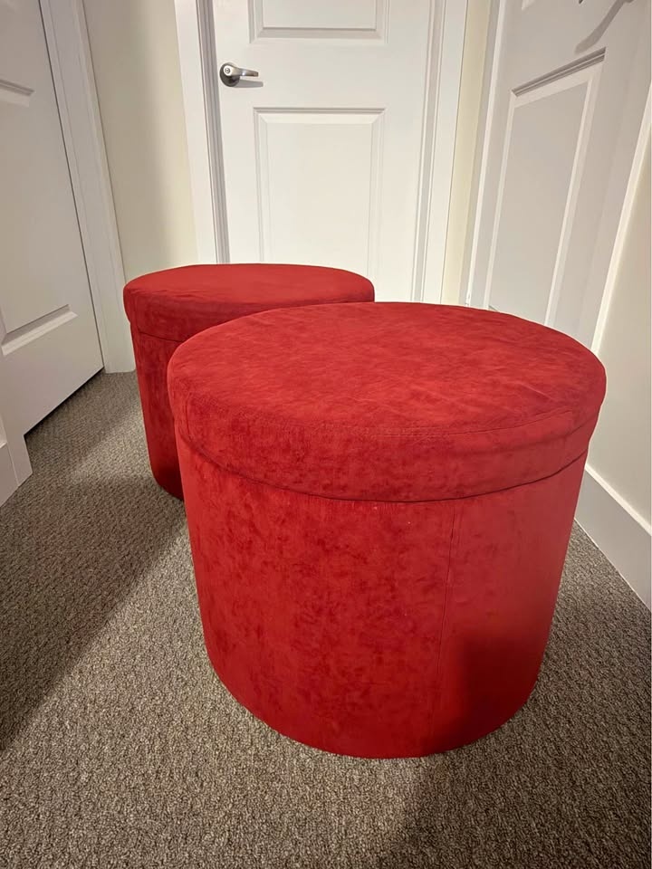 Mobilia Ottoman Chair with storage (Pair)