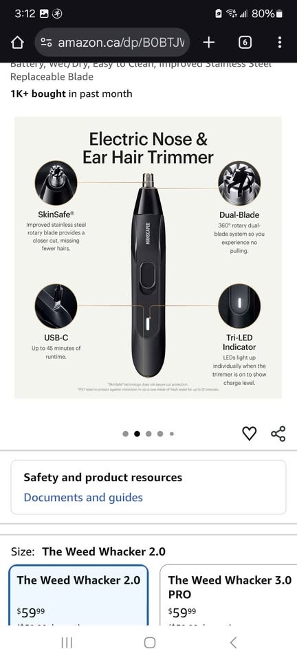 nose and ear hair trimmer - photo 3