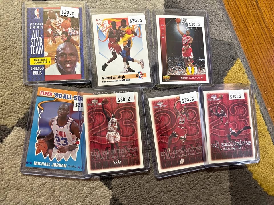 Micheal Jordan NBA cards