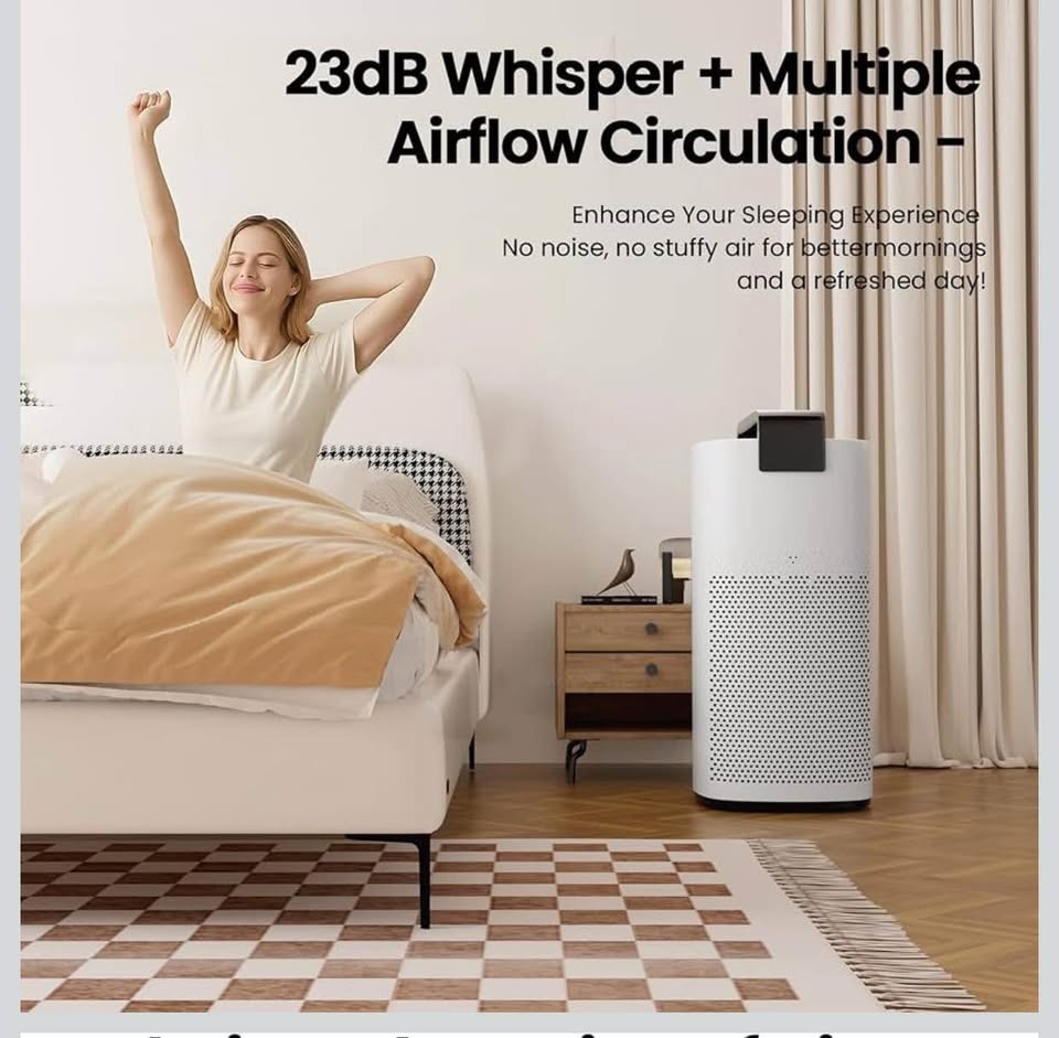 (New) Smart Portable Air Purifier for Home Large Room Up to 2800 - photo 5