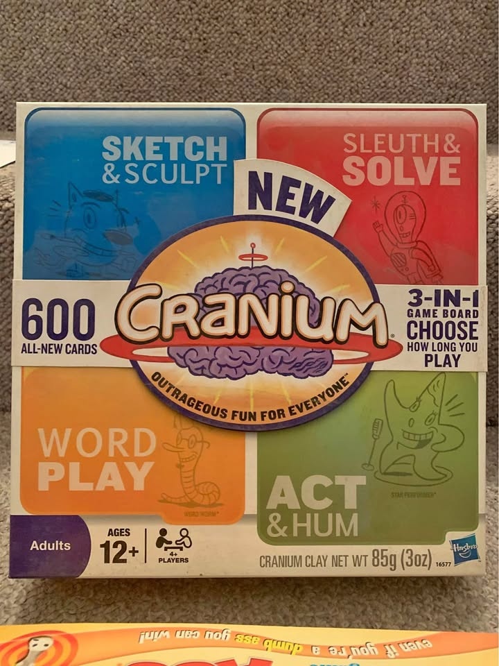 Board Games: Cranium, Smart Ass, The Logo Board Game 🏆
